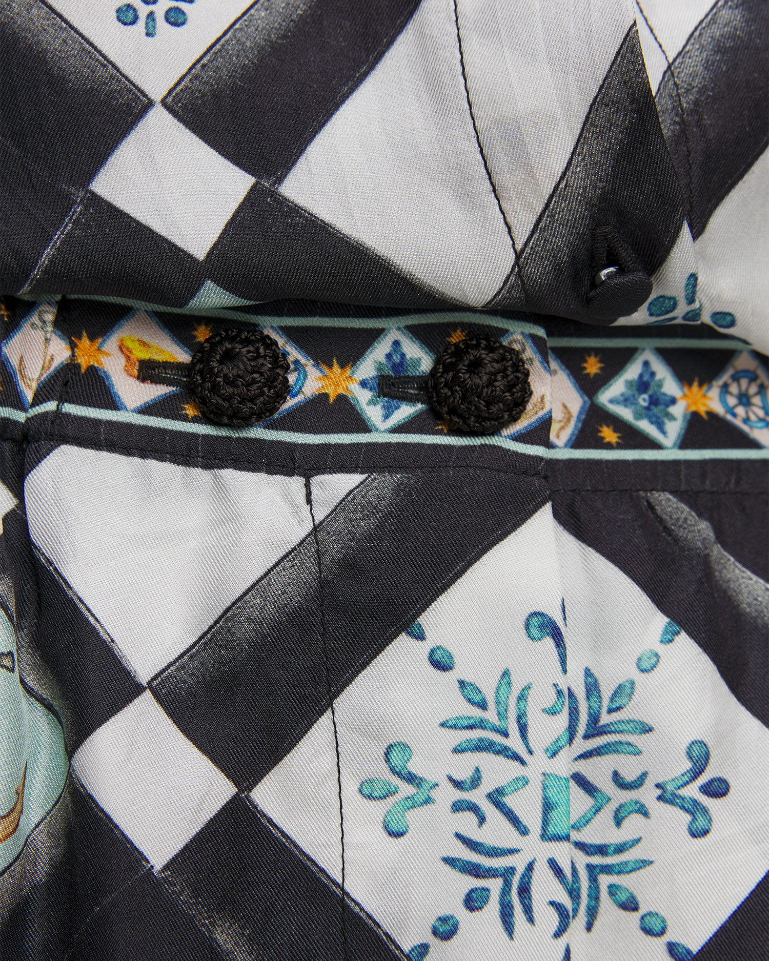 Pantaloni din mătase pentru femei Camilla Folk Afloat