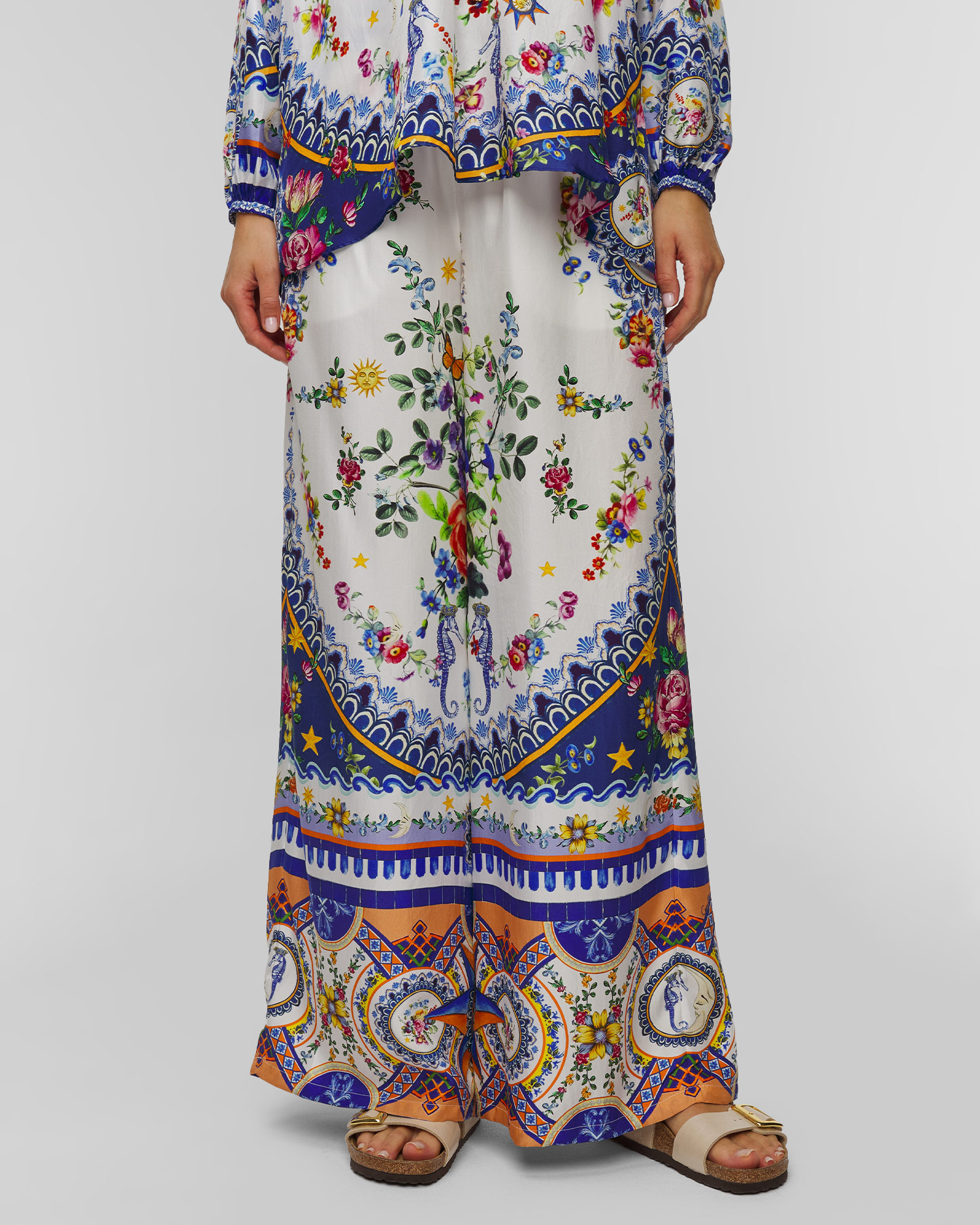 Pantalon en soie pour femmes Camilla Tiles Darls