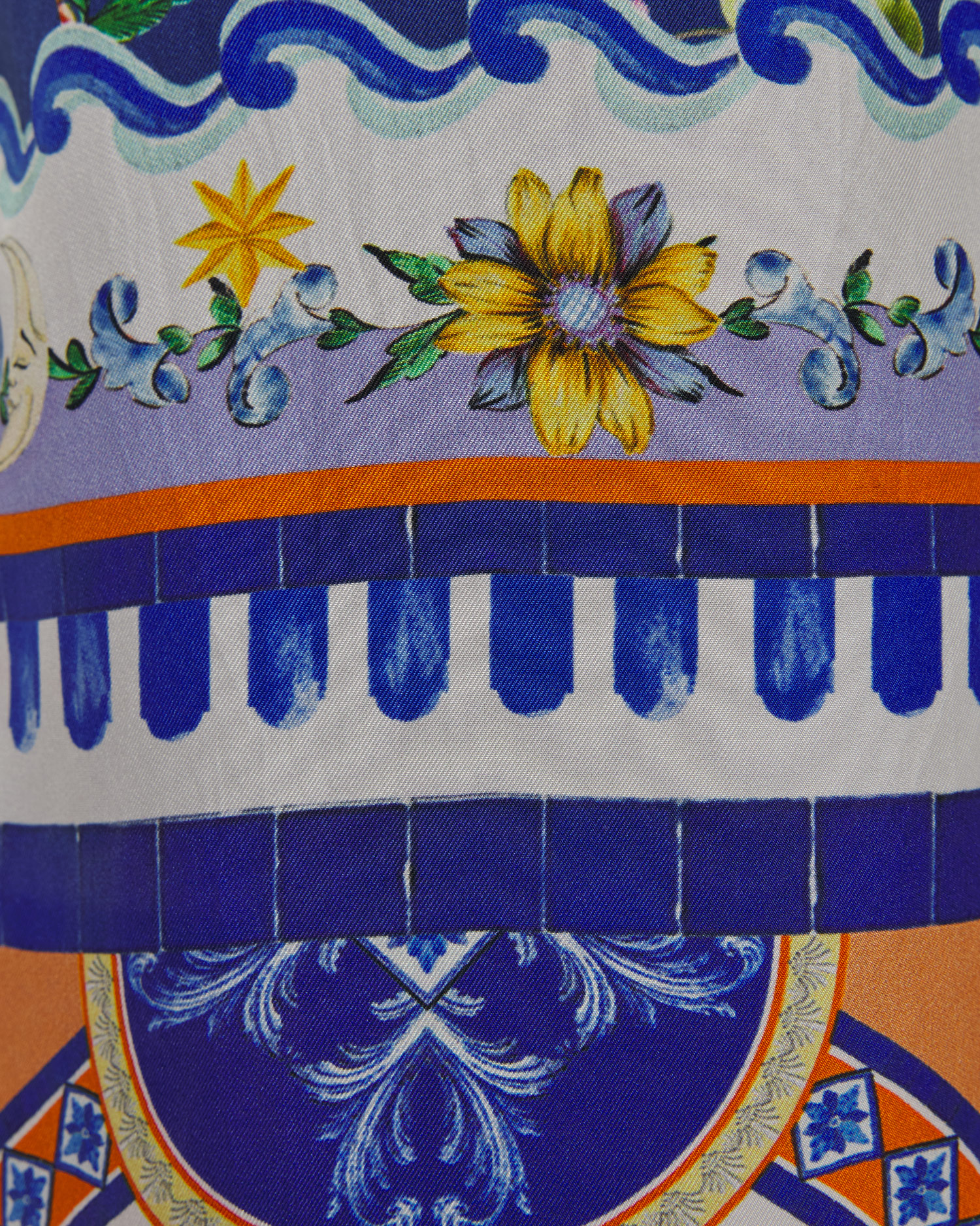 Pantaloni din mătase pentru femei Camilla Tiles Darls