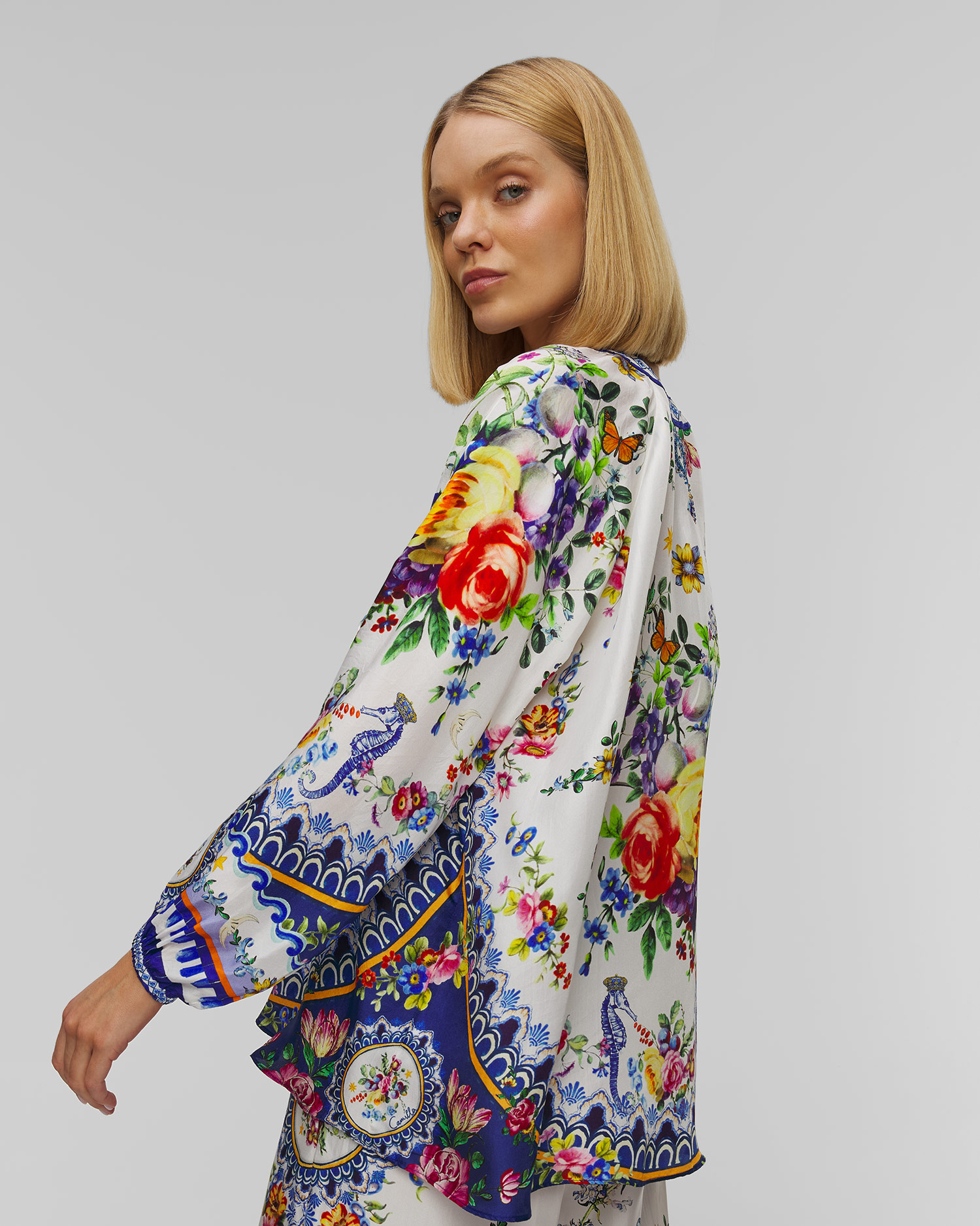 Cămașă de mătase pentru femei Camilla Tiles Darls