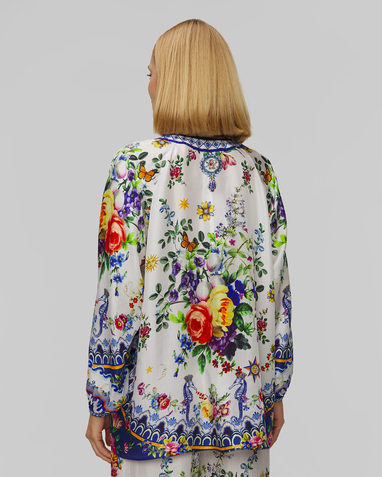 Cămașă de mătase pentru femei Camilla Tiles Darls