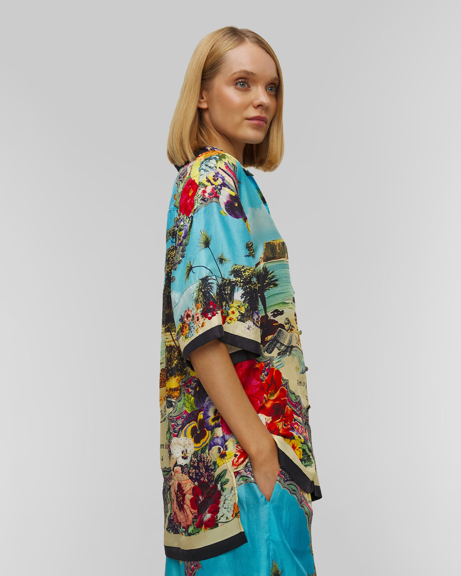 Women’s silk shrt Camilla Bathing Bombshell