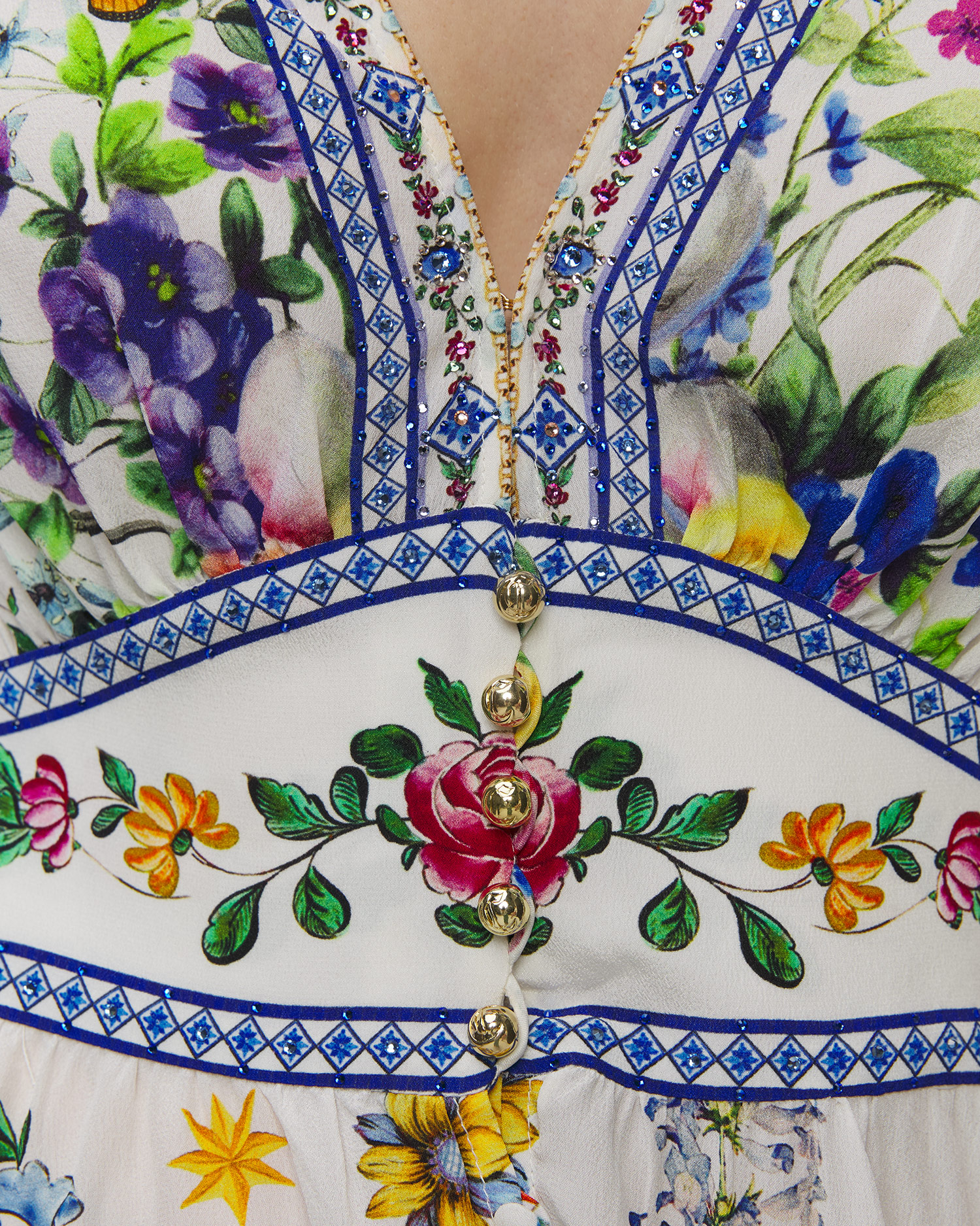 Rochie lungă de mătase pentru femei Camilla Tiles Darls