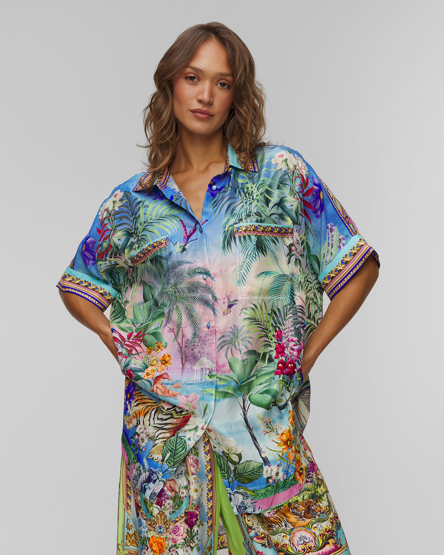 Dámska hodvábna tunika Camilla Spirit of Santa Maria