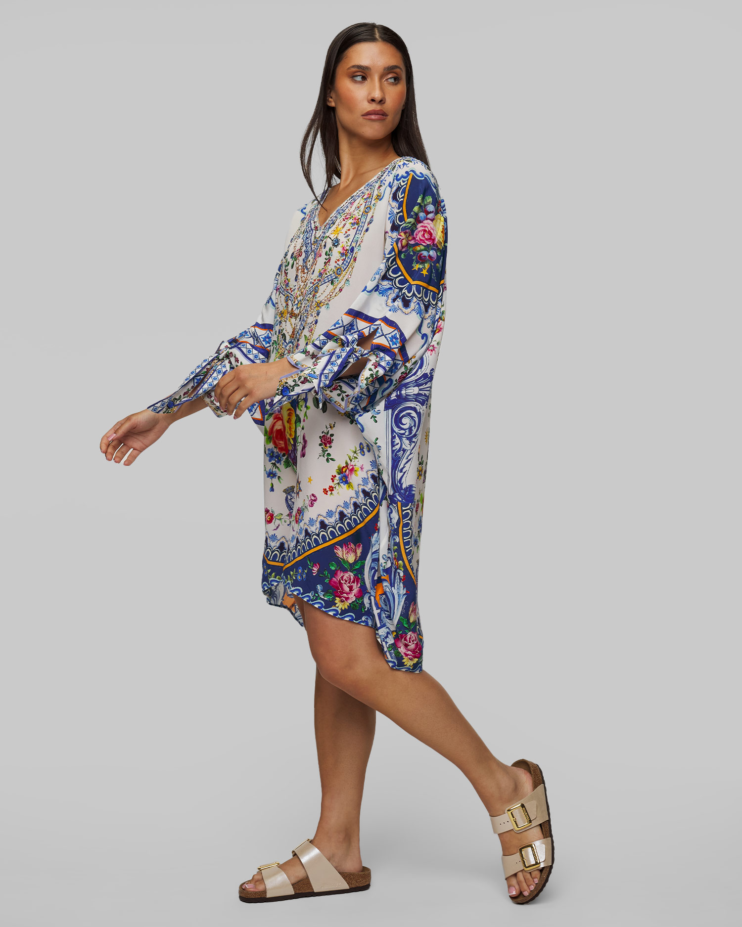Women's silk tunic Camilla Tiles Darls