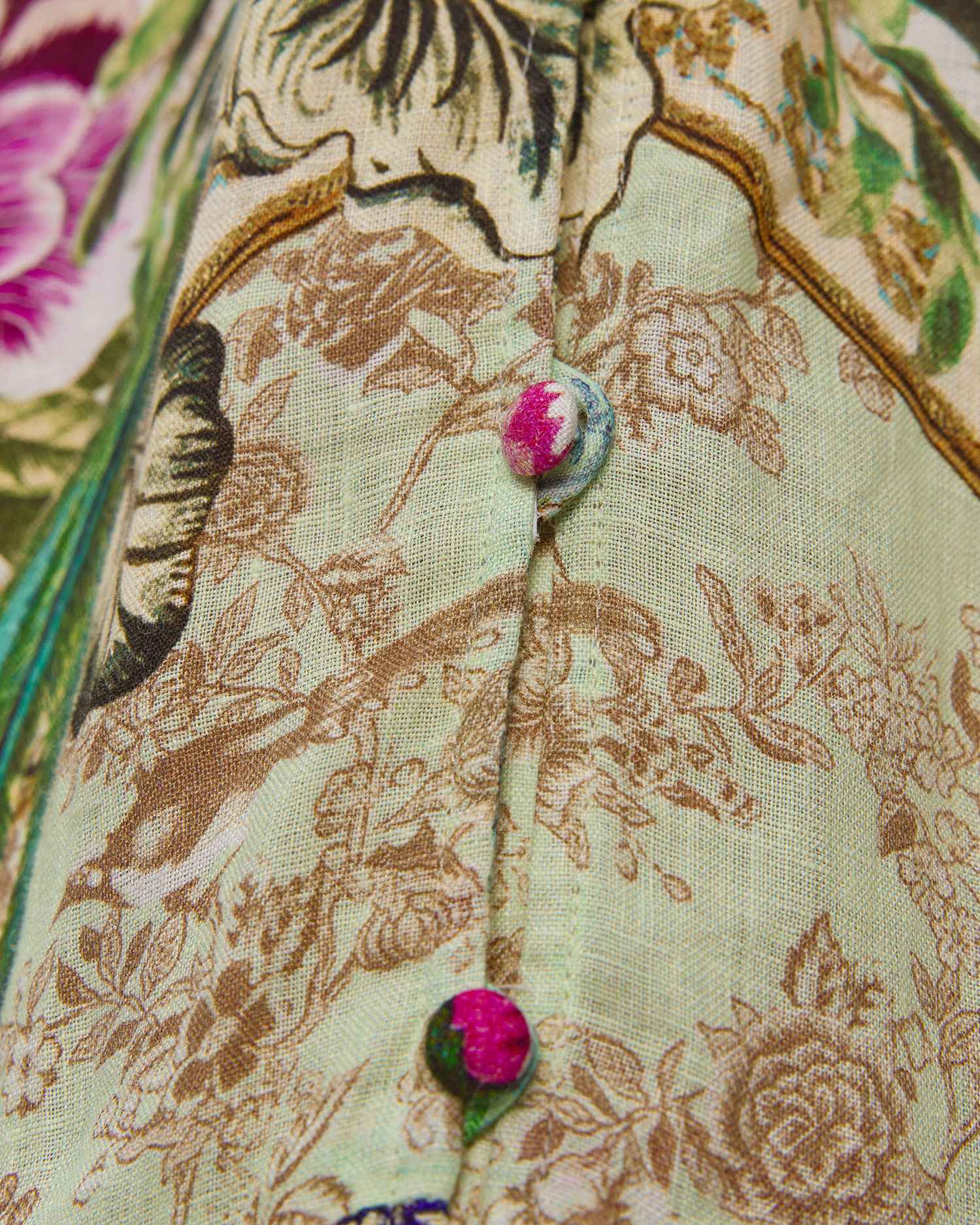 Sukienka lniana damska Camilla Tiered Bodice