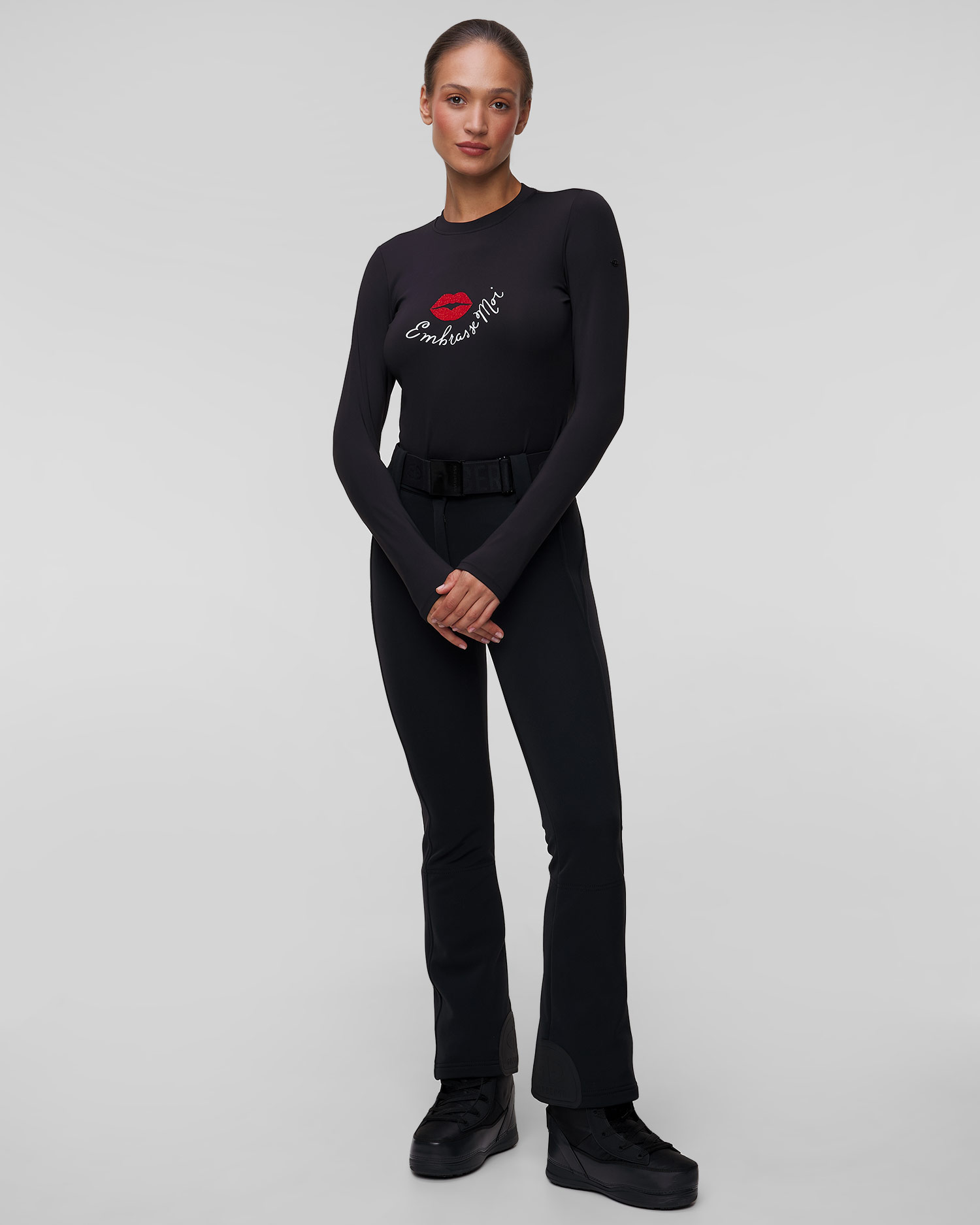 Pantaloni de schi Goldbergh Pippa negri