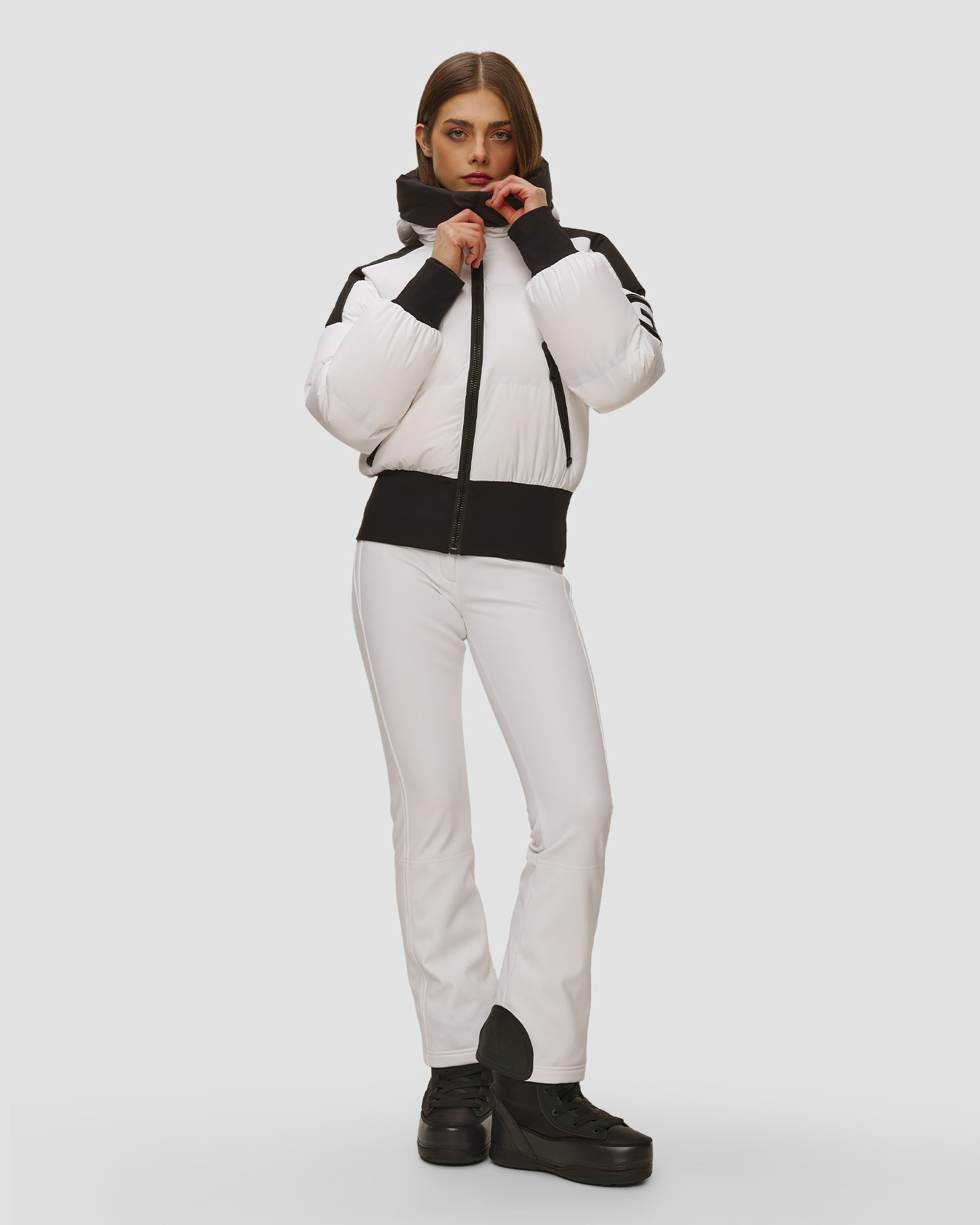 Pantalon de ski blanc pour femmes Goldbergh Pippa