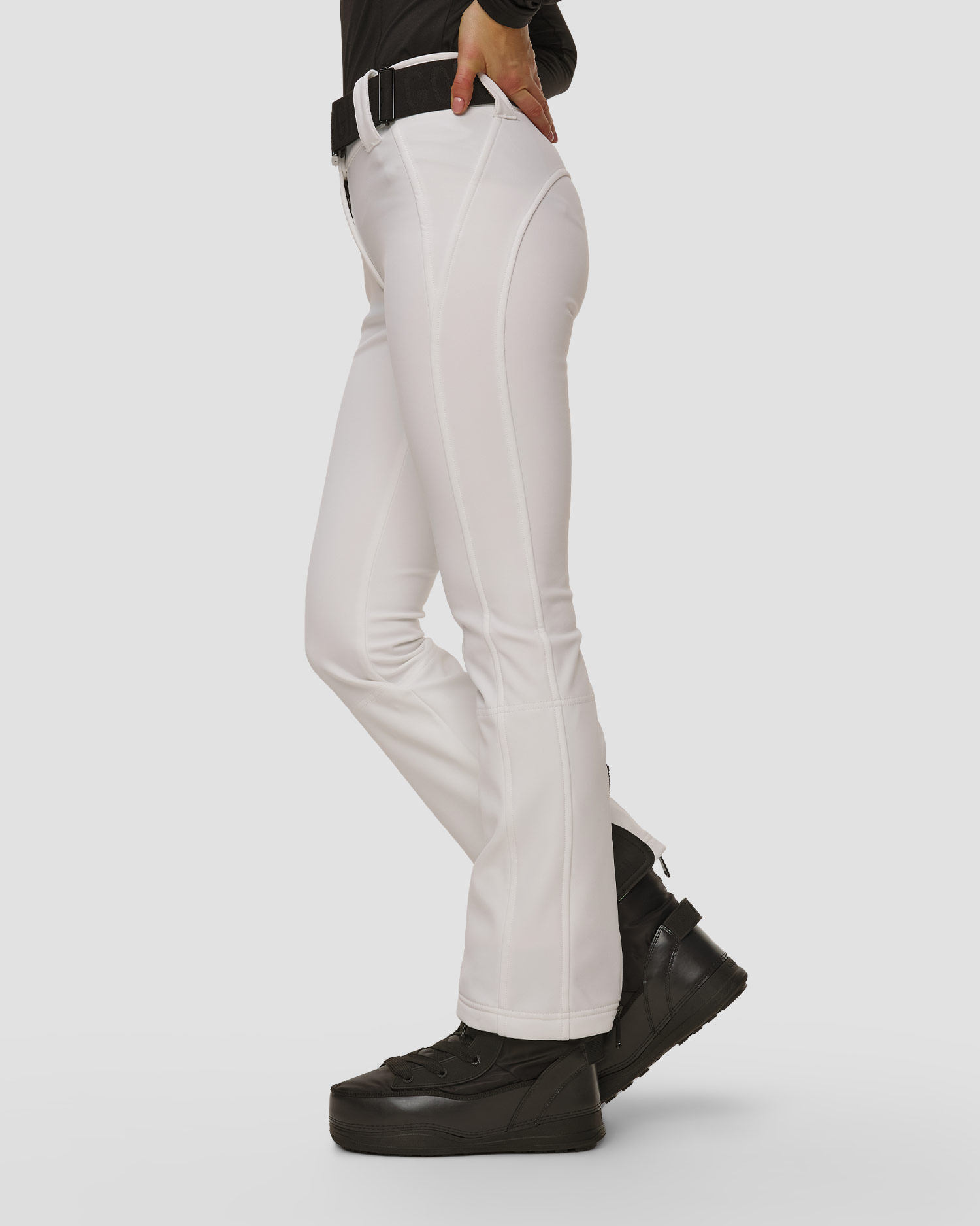 Pantalon de ski blanc pour femmes Goldbergh Pippa