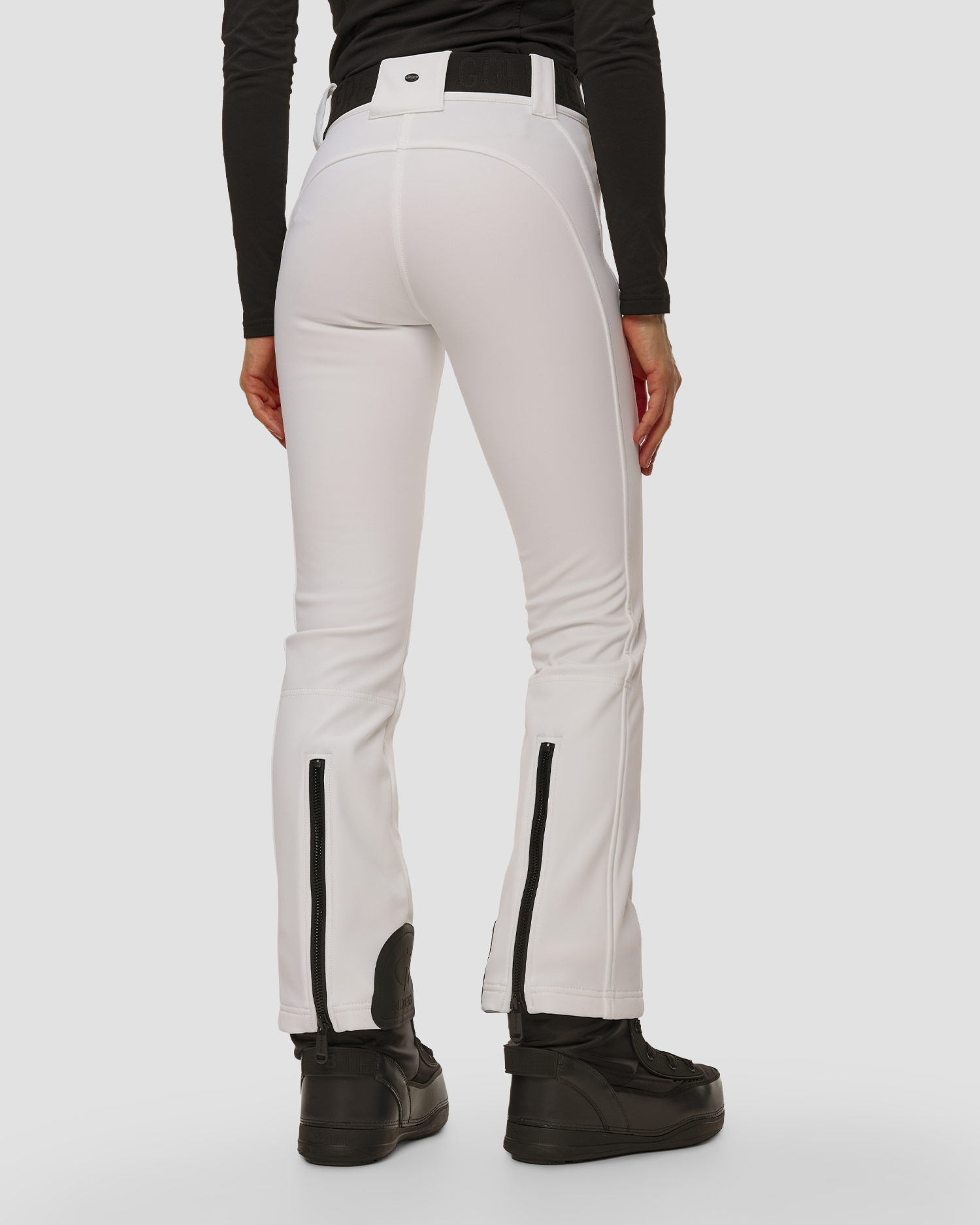 Pantalon de ski blanc pour femmes Goldbergh Pippa