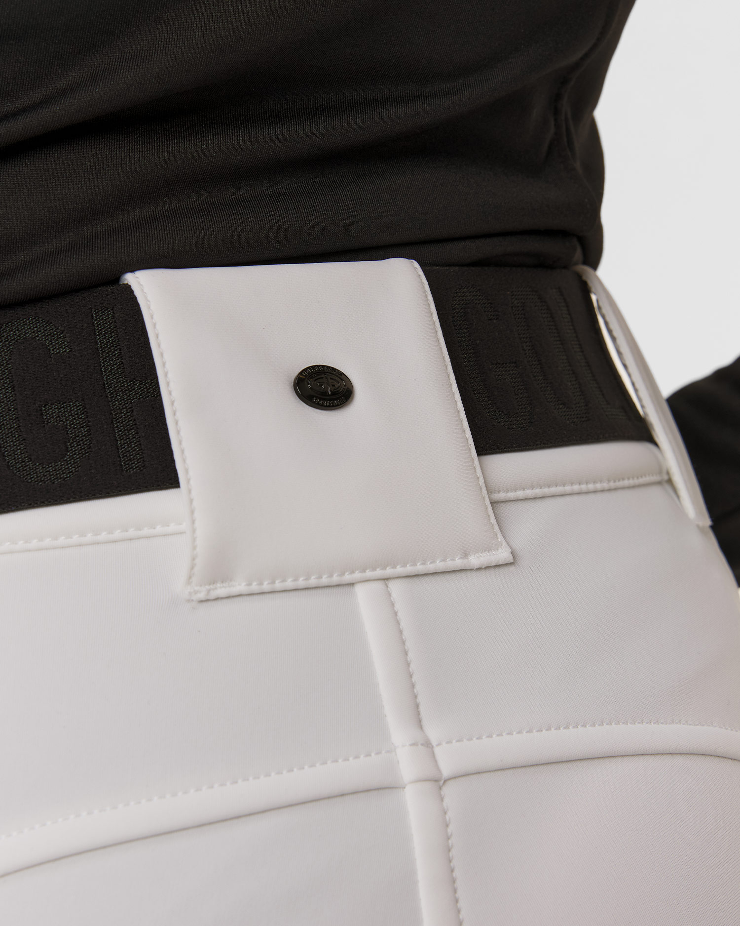 Pantalon de ski blanc pour femmes Goldbergh Pippa
