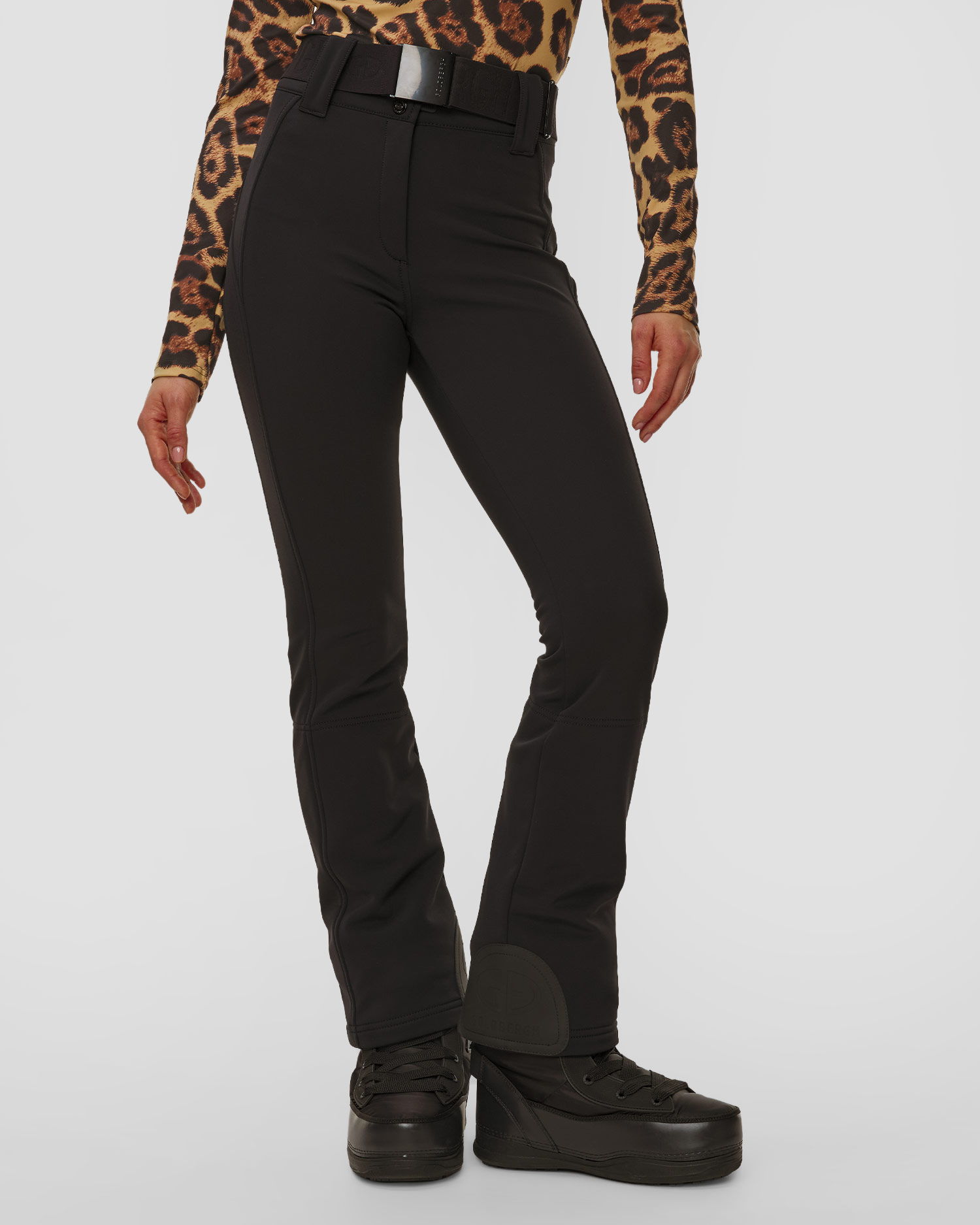Pantalon de ski noir pour femmes Goldbergh Pippa