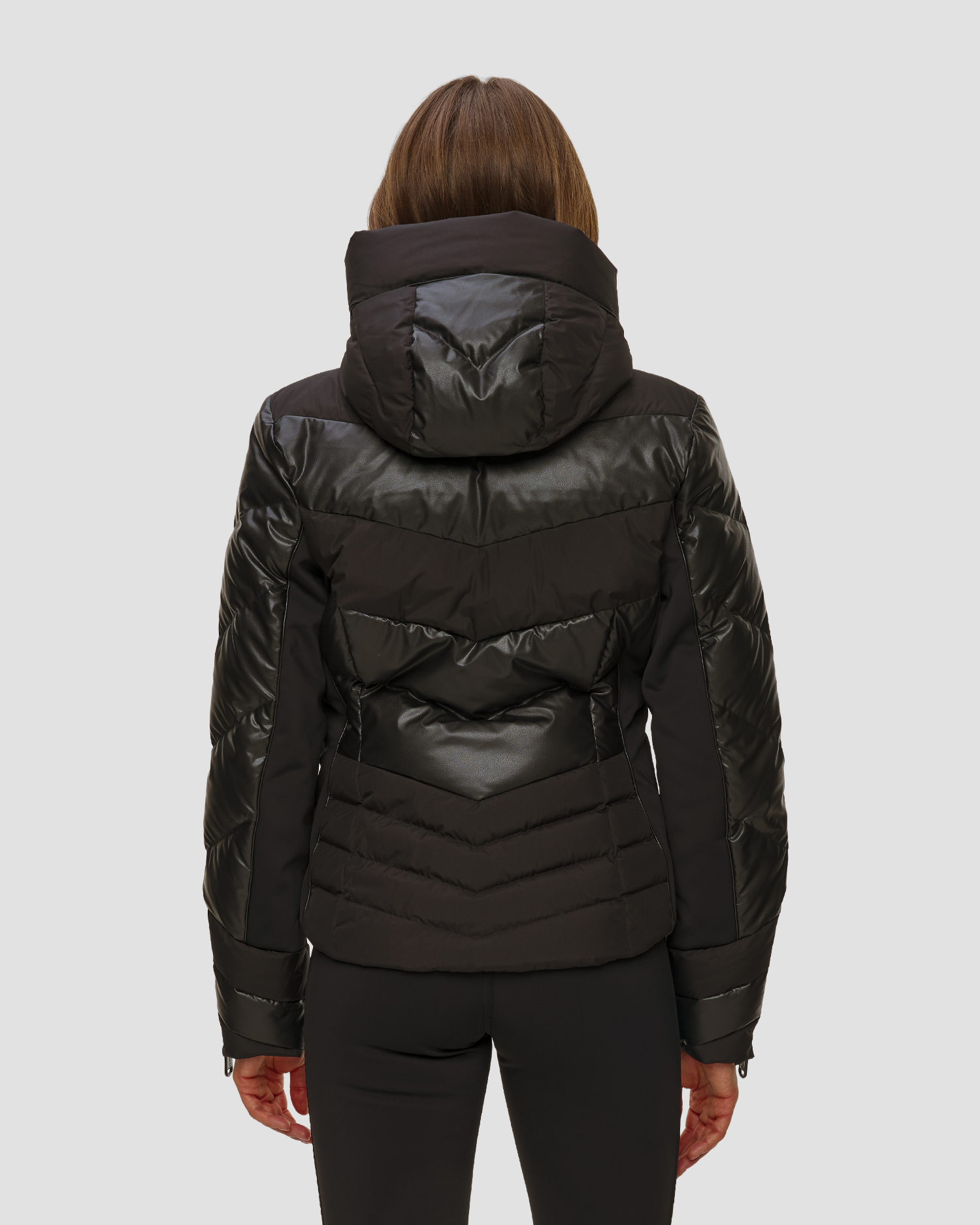 Veste de ski noire pour femmes Goldbergh Abisso