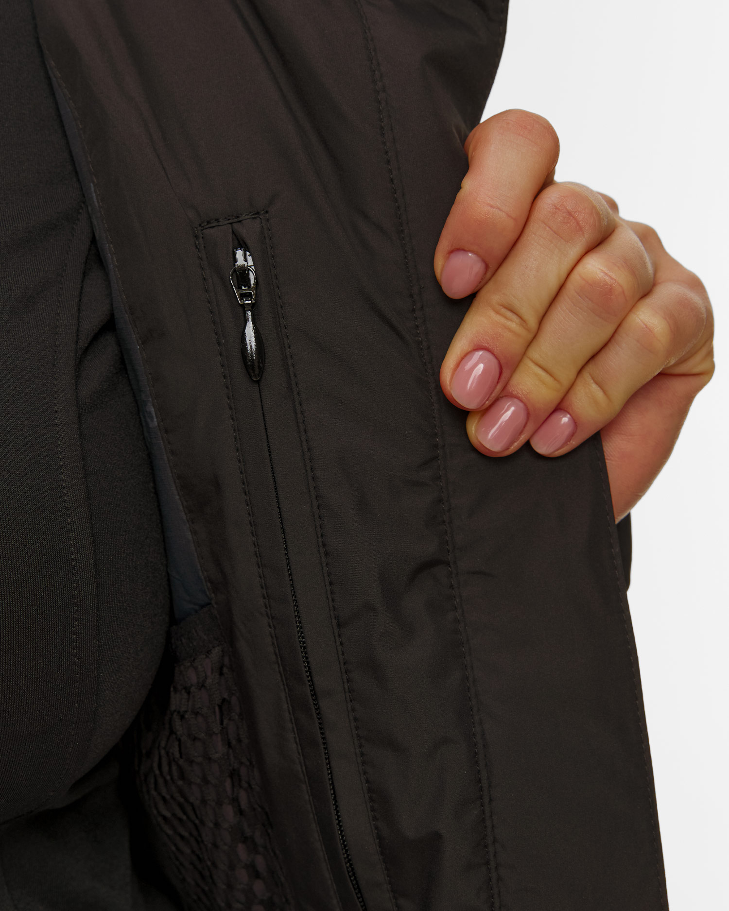 Veste de ski noire pour femmes Goldbergh Abisso