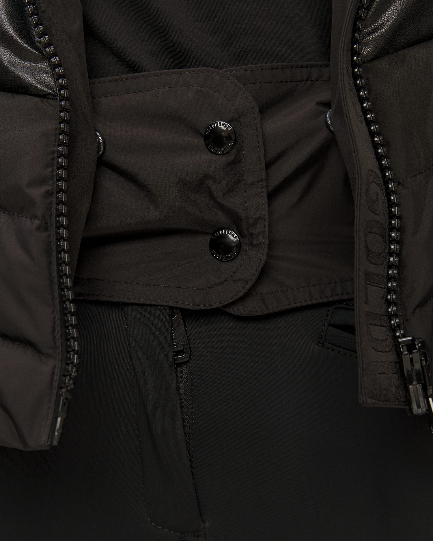 Veste de ski noire pour femmes Goldbergh Abisso