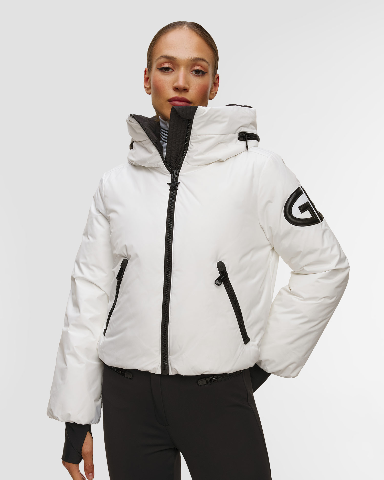 Goldbergh Porter Damen-Skijacke in Weiß