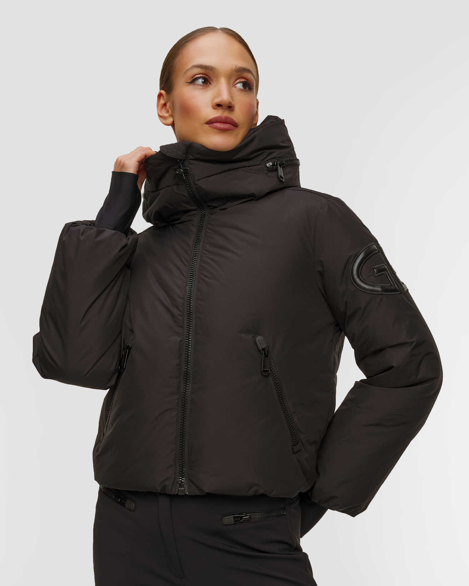 Goldbergh Porter Damen-Skijacke in Schwarz