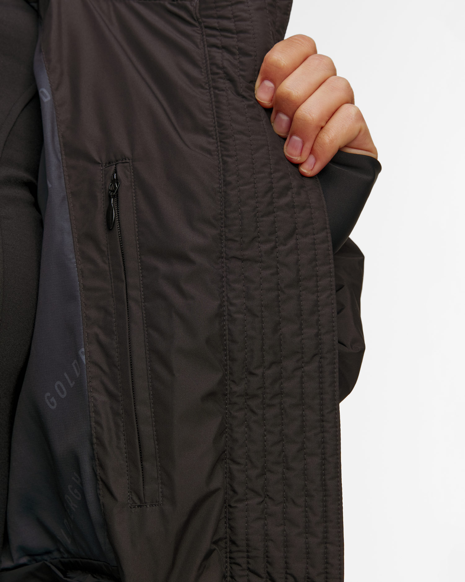 Goldbergh Porter Damen-Skijacke in Schwarz