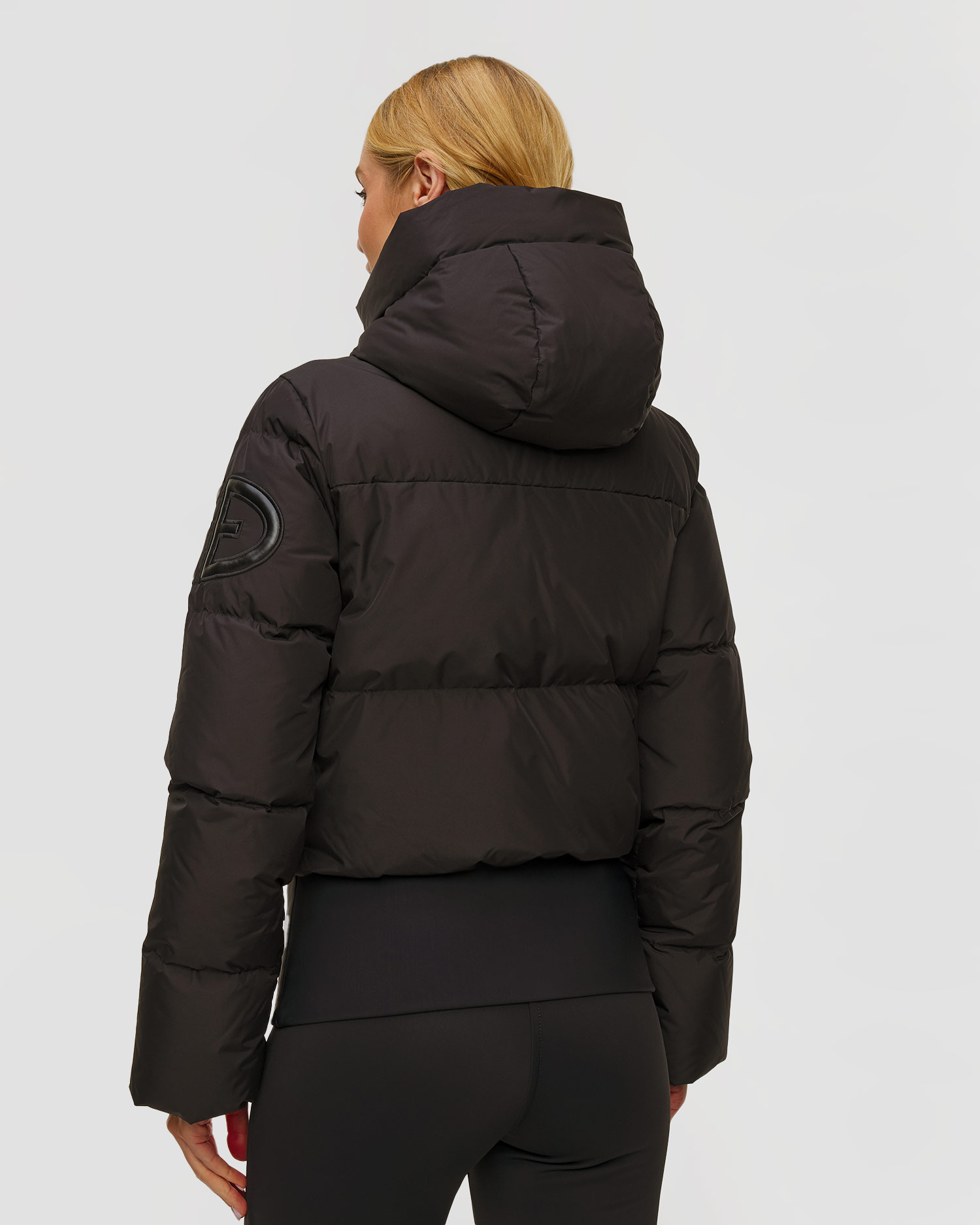 Women's black ski jacket Goldbergh Village