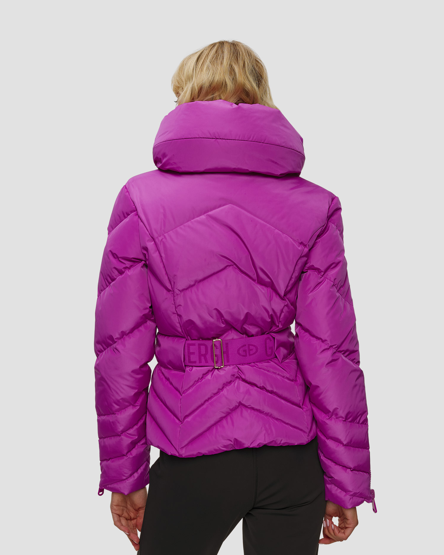 Veste de ski en duvet violette Goldbergh Jive