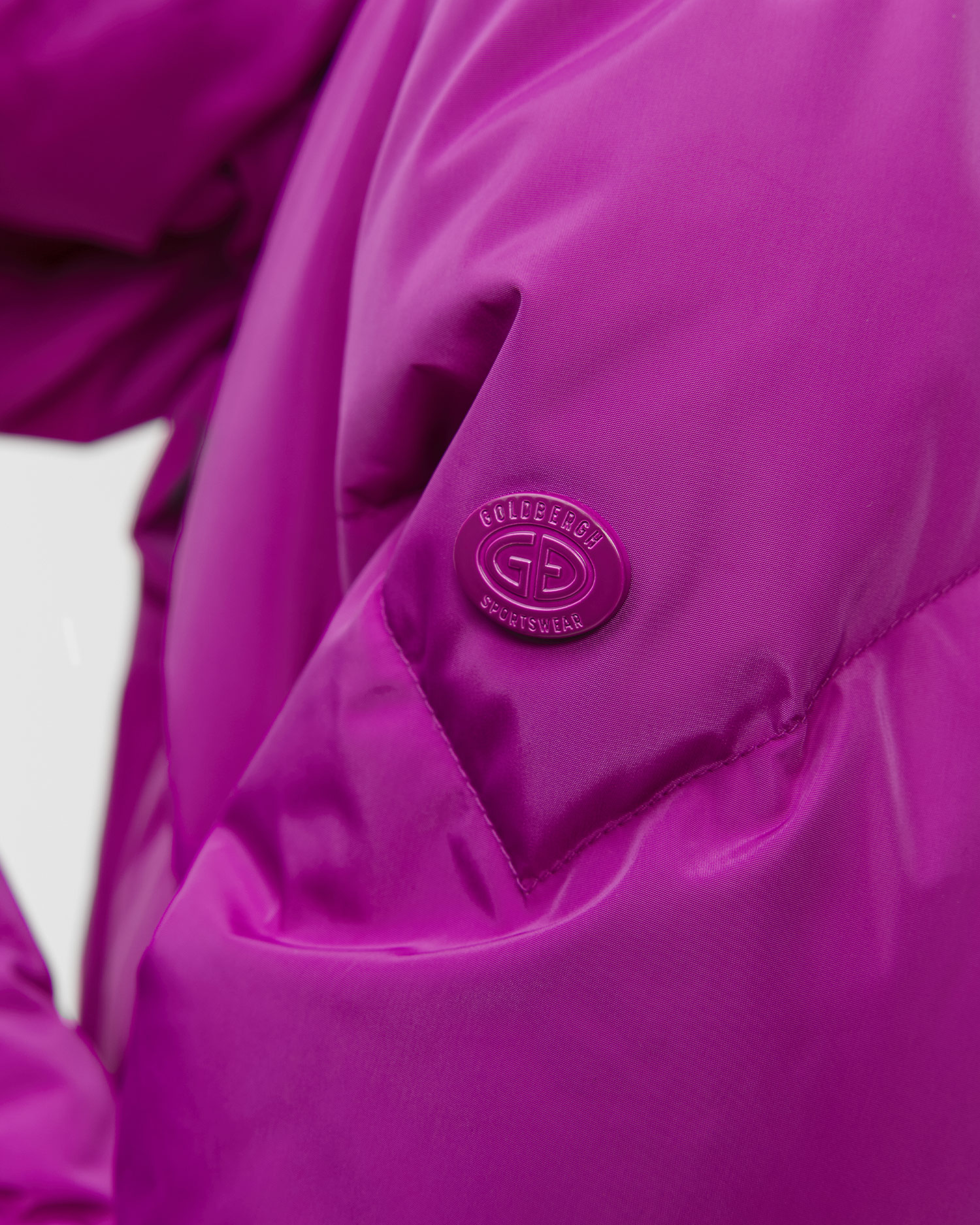 Veste de ski en duvet violette Goldbergh Jive