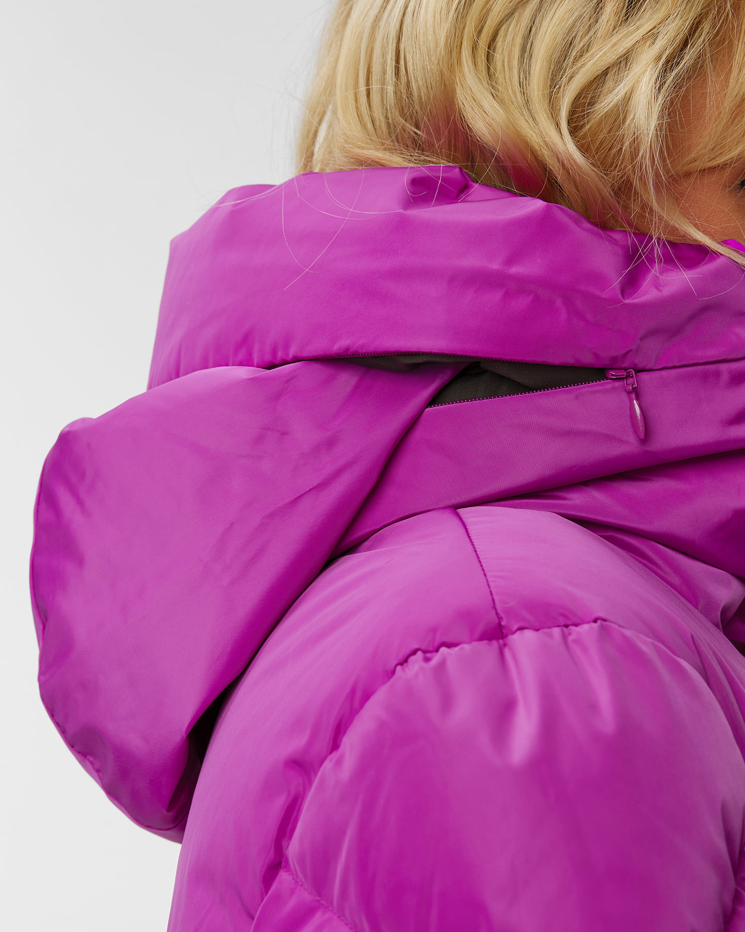Veste de ski en duvet violette Goldbergh Jive