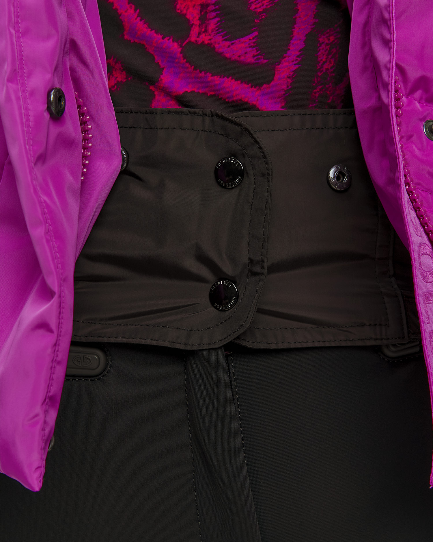 Veste de ski en duvet violette Goldbergh Jive