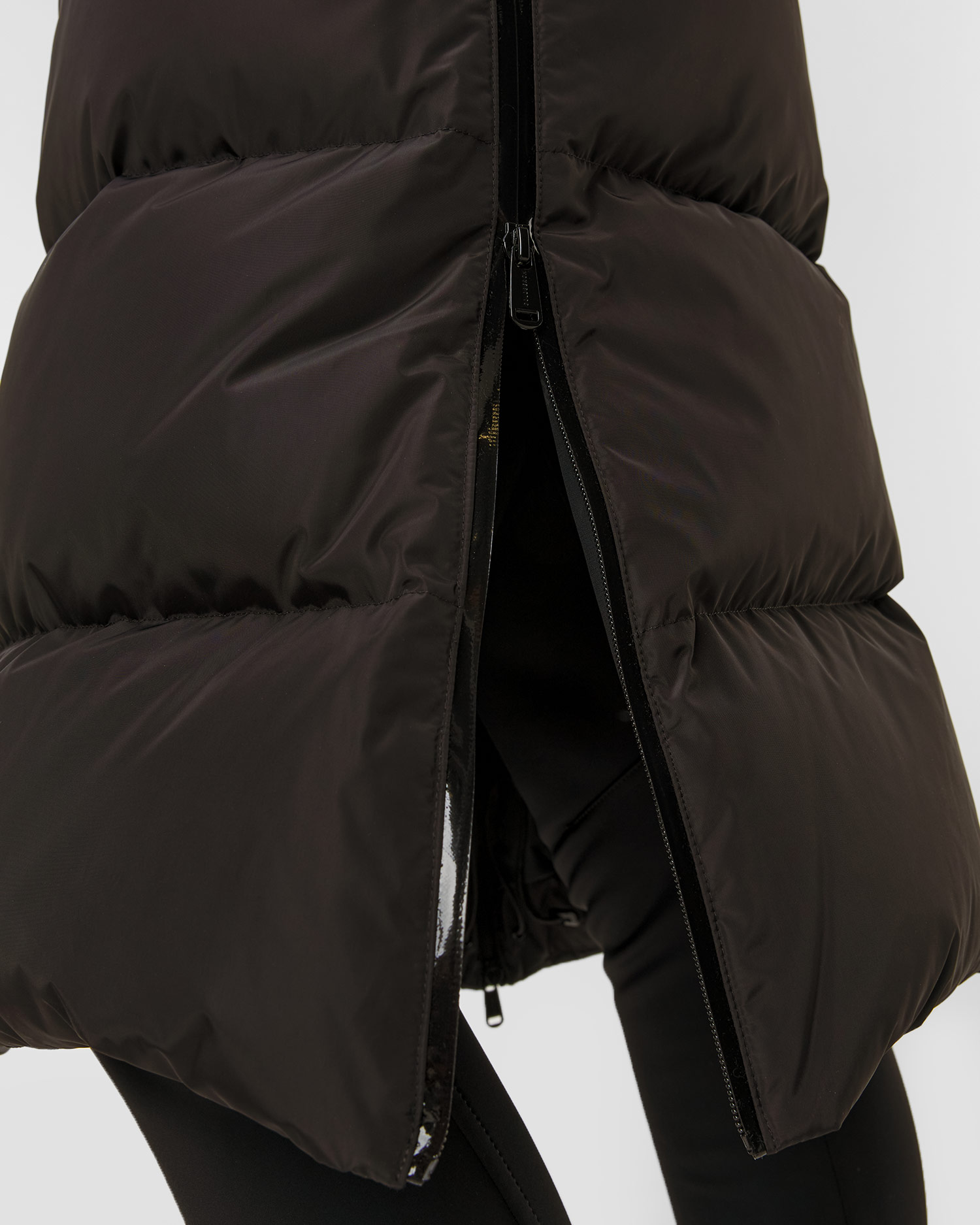 Women's black long jacket Goldbergh Zion