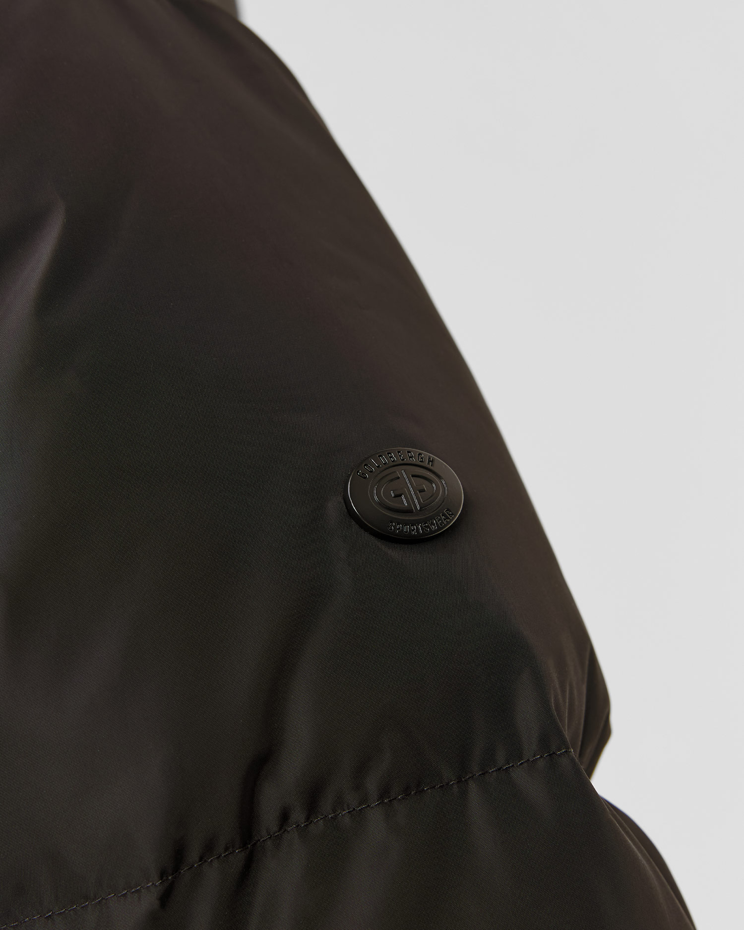 Women's black long jacket Goldbergh Zion