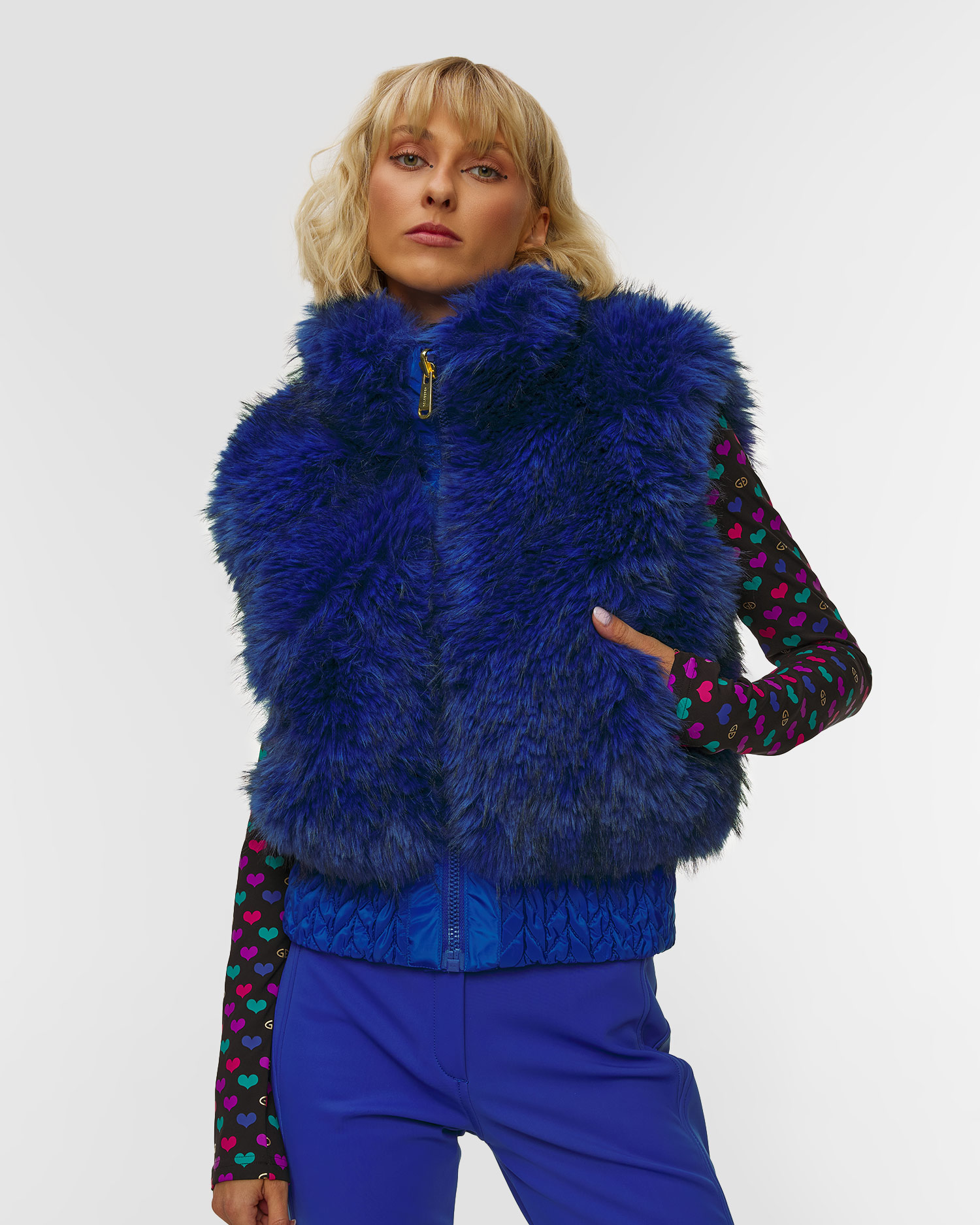 Goldbergh Dahlia Damenweste in Blau