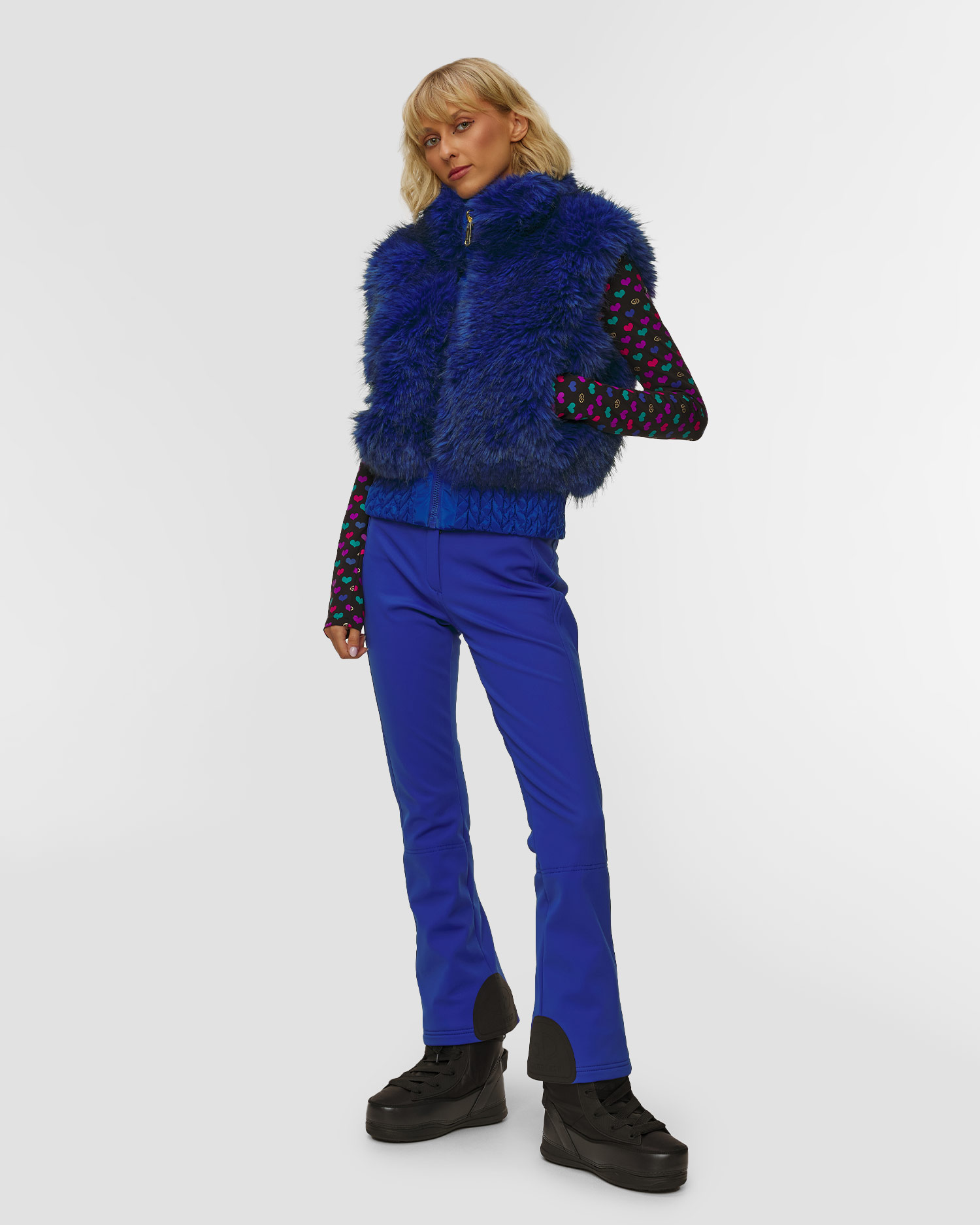 Gilet bleu pour femmes Goldbergh Dahlia