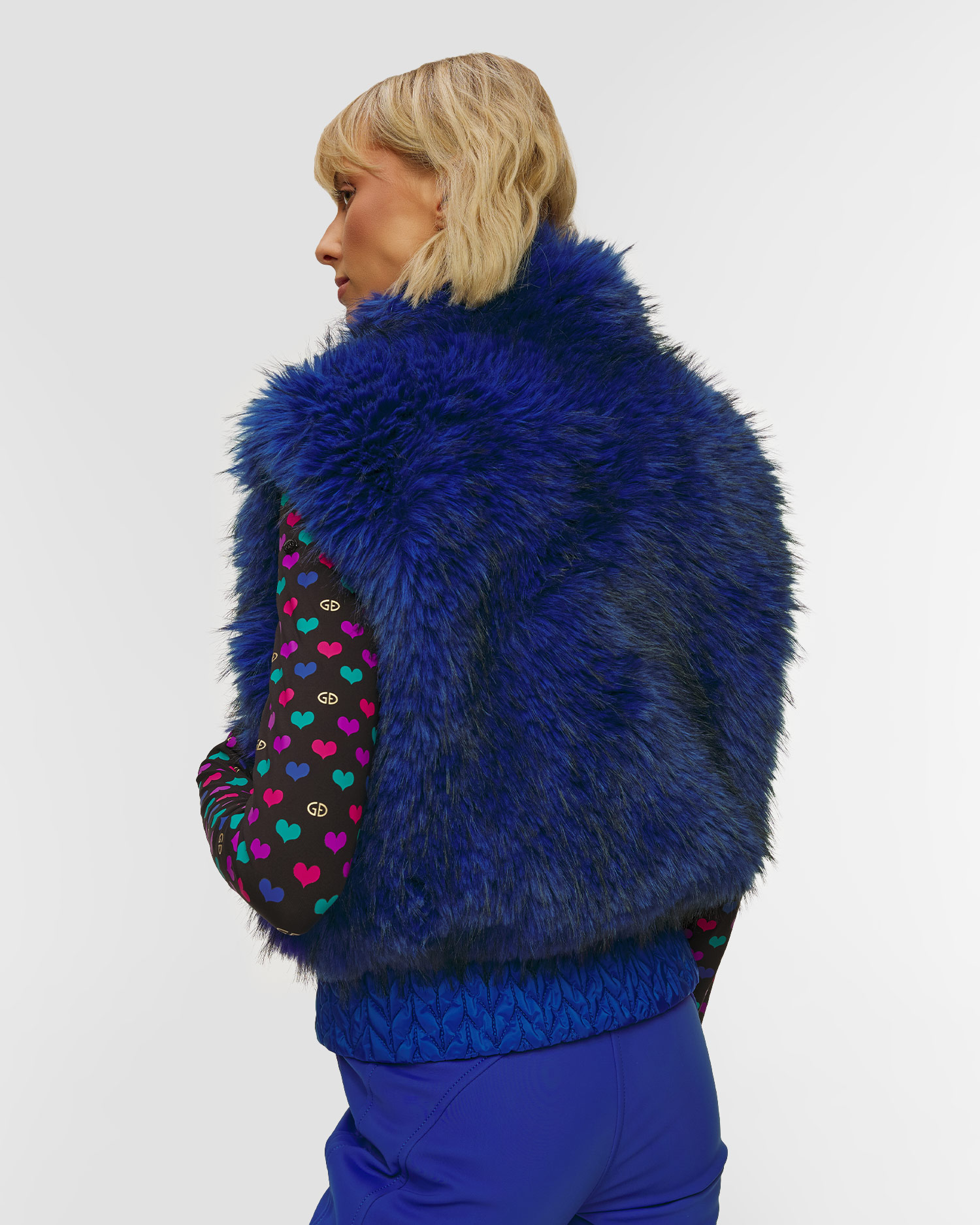 Gilet bleu pour femmes Goldbergh Dahlia