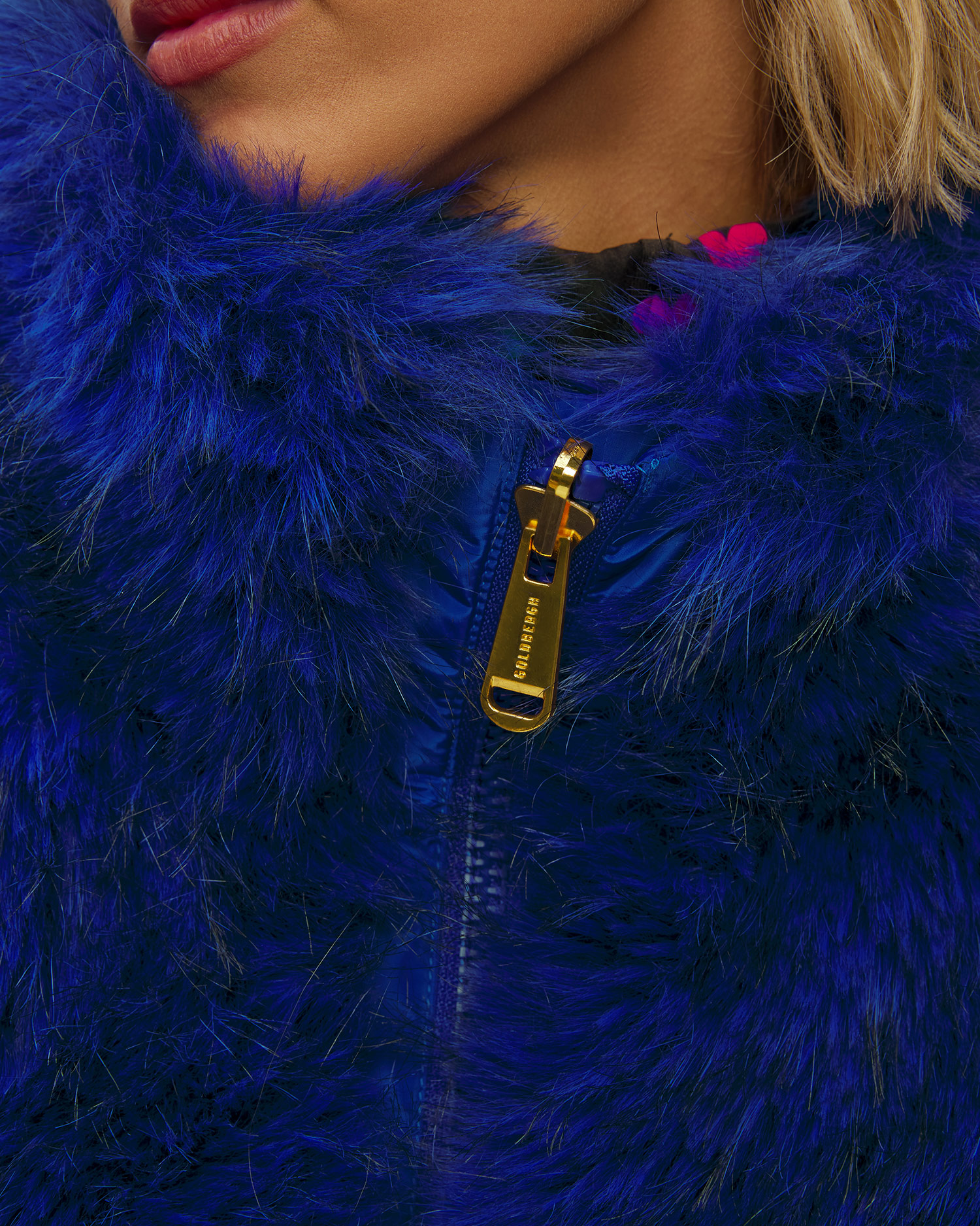 Gilet bleu pour femmes Goldbergh Dahlia
