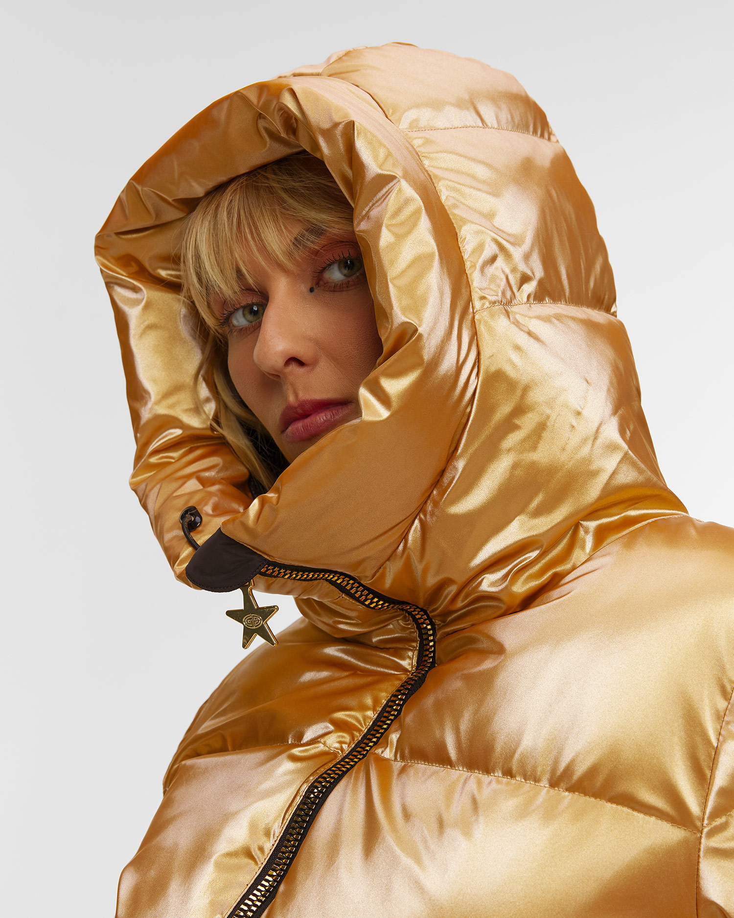 Veste de ski dorée Goldbergh Bombardino