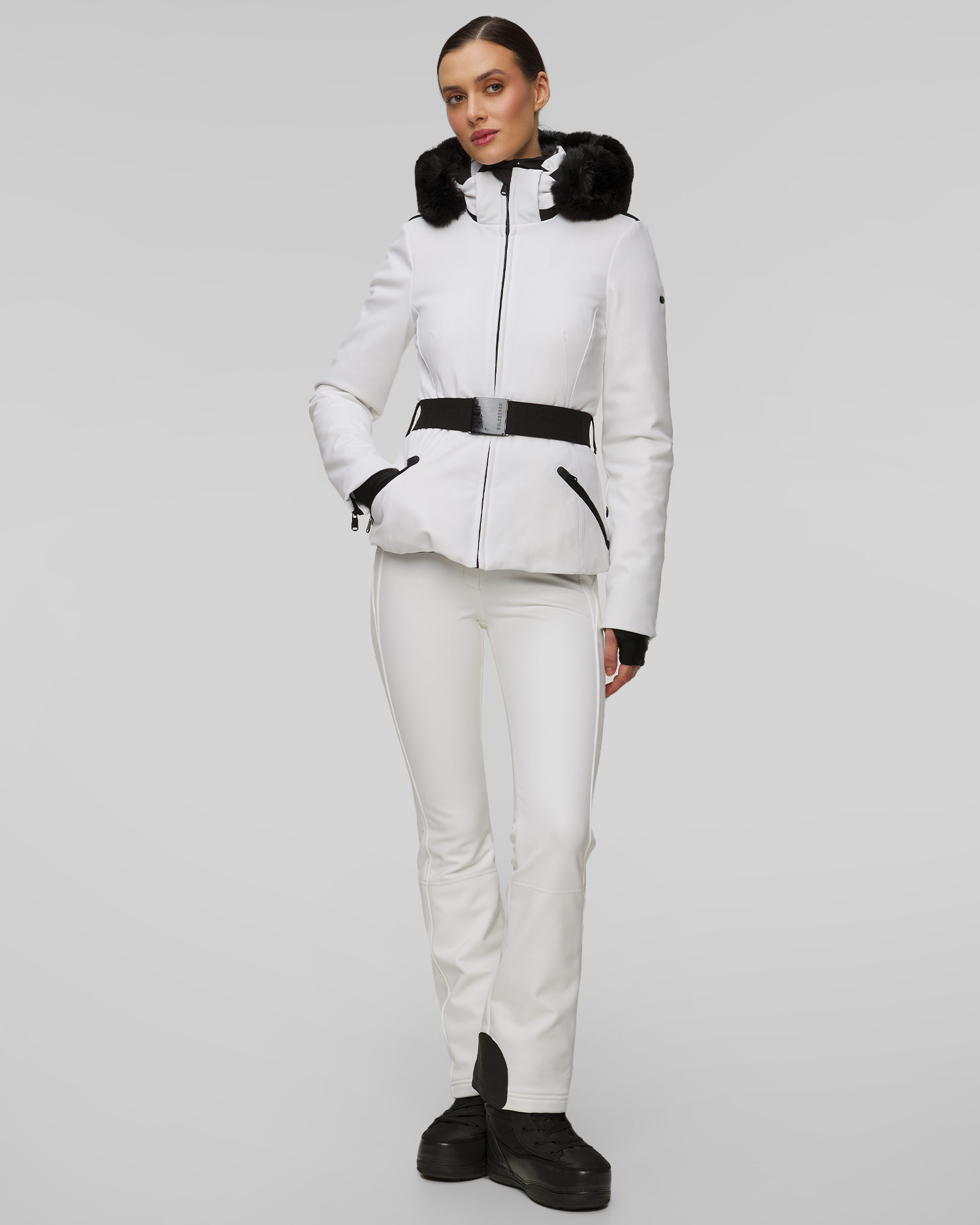 Veste de ski avec fausse fourrure Goldbergh Hida
