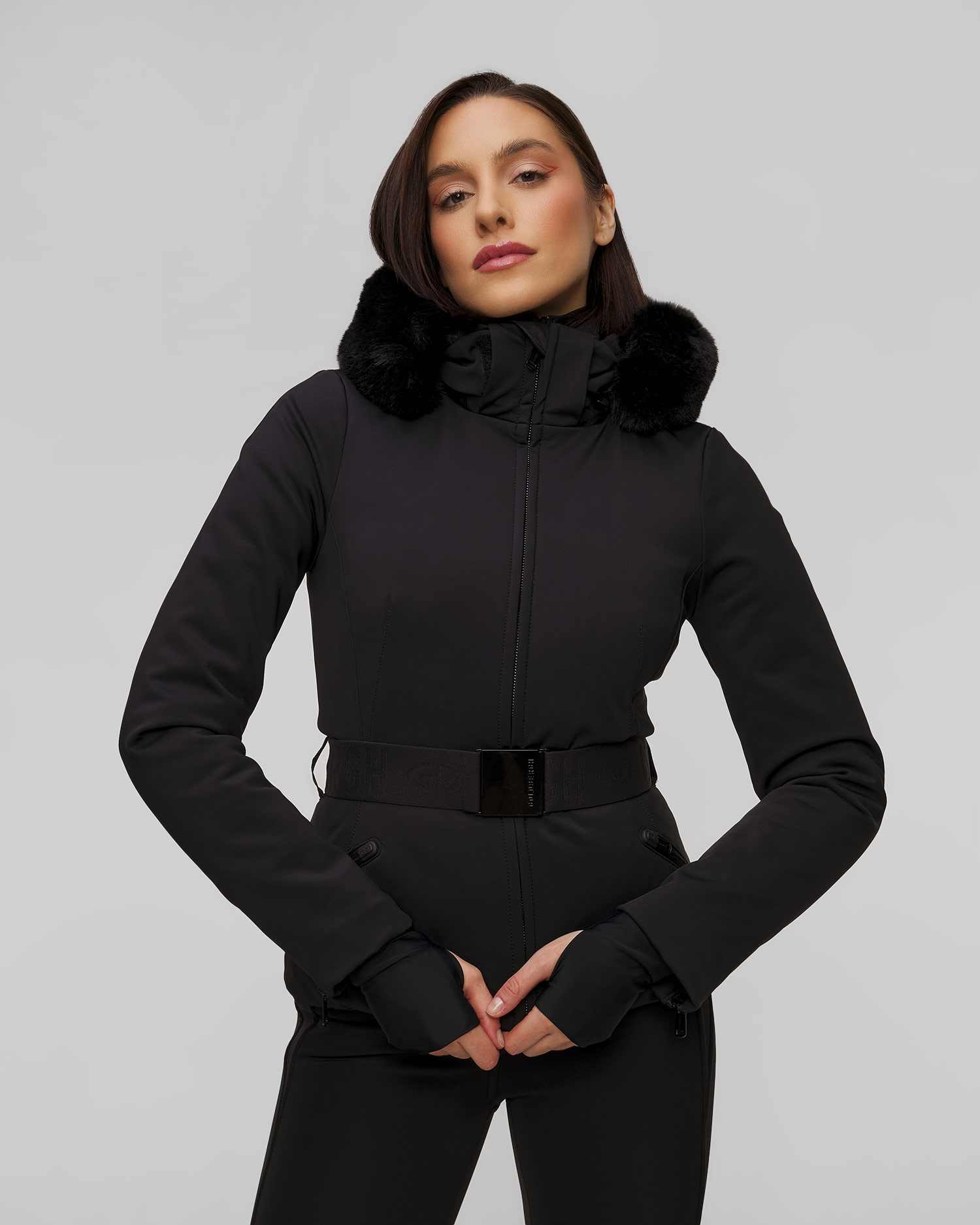 Kurtka narciarska ze sztucznym futerkiem Goldbergh Hida