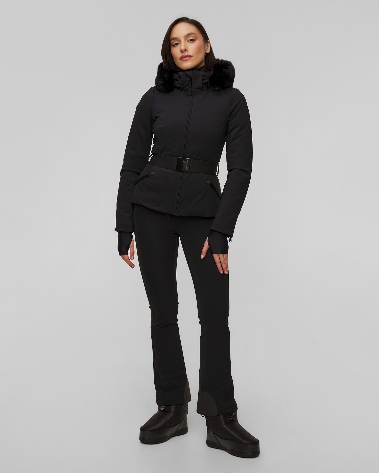 Veste de ski avec fausse fourrure Goldbergh Hida