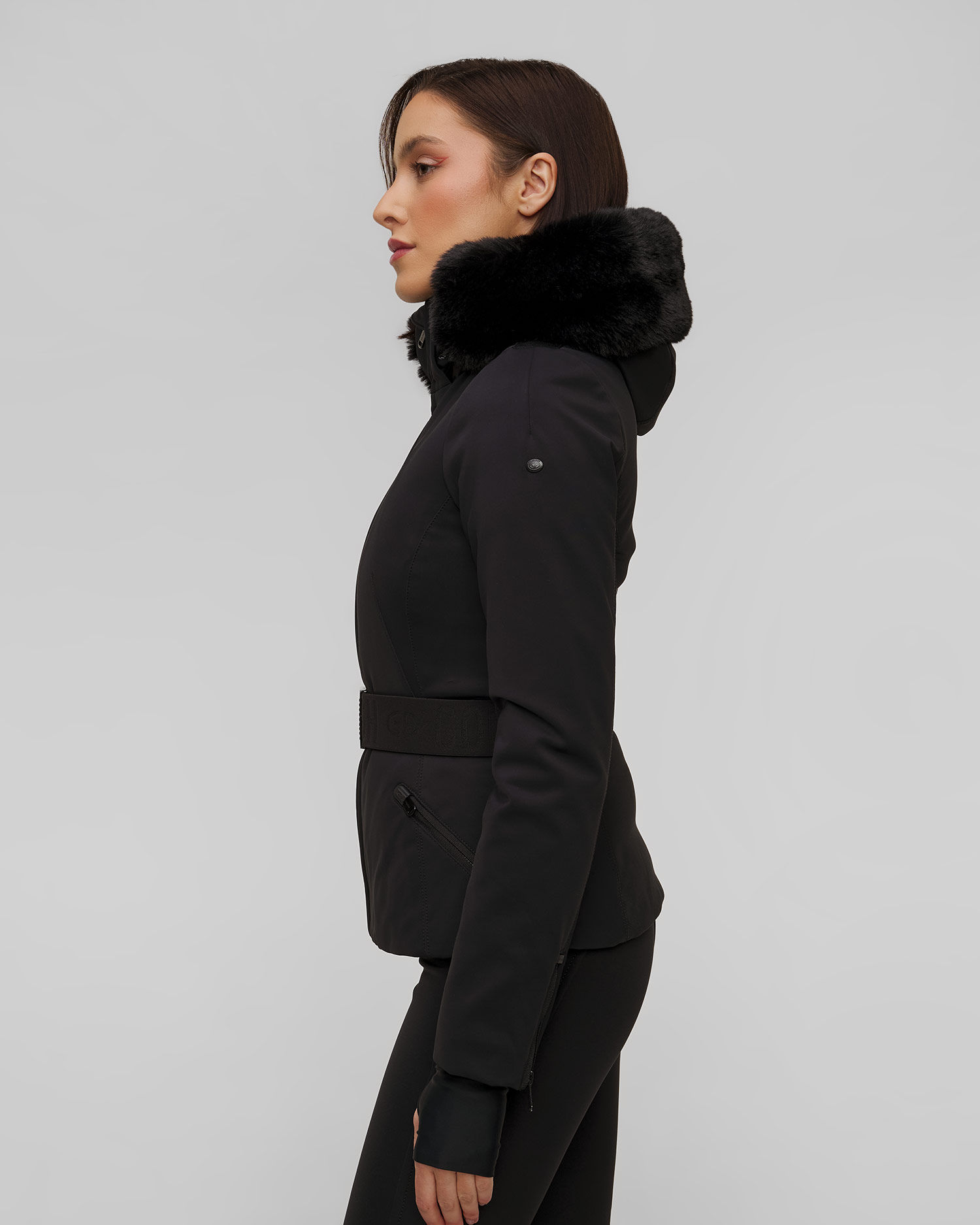 Lyžiarska bunda s umelou kožušinkou Goldbergh Hida