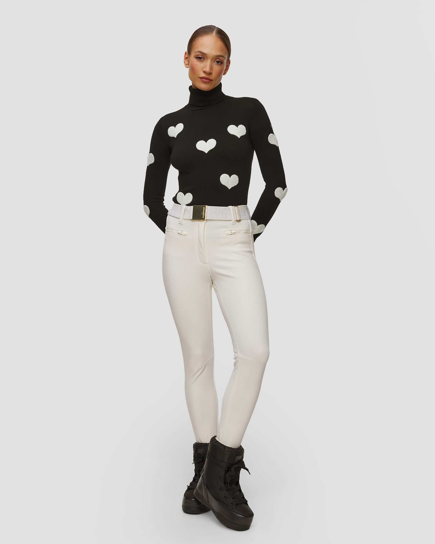 Pantalon crème pour femmes Goldbergh Paris