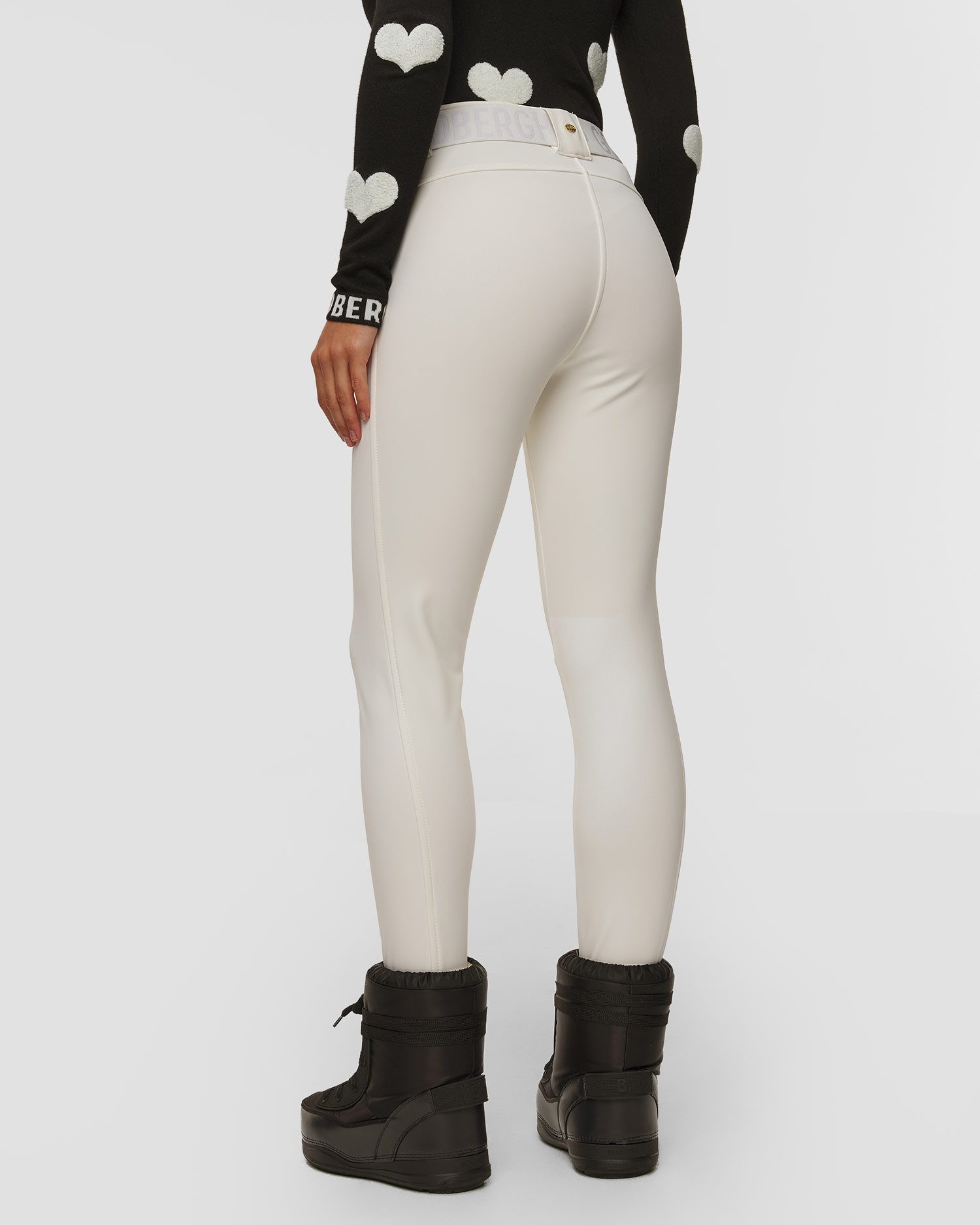 Pantalon crème pour femmes Goldbergh Paris