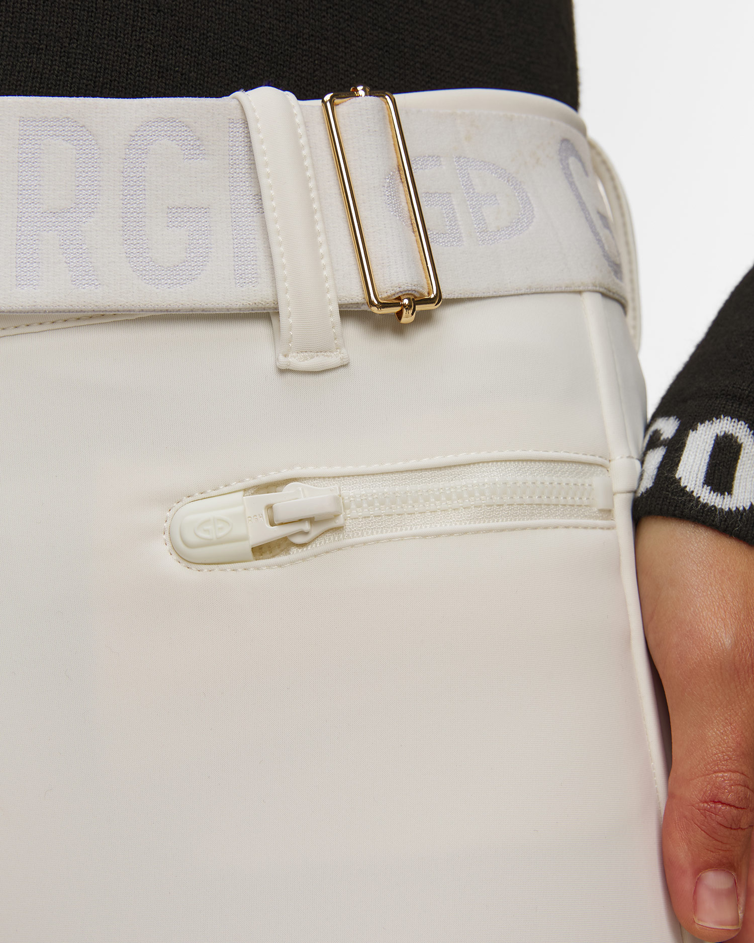 Pantalon crème pour femmes Goldbergh Paris