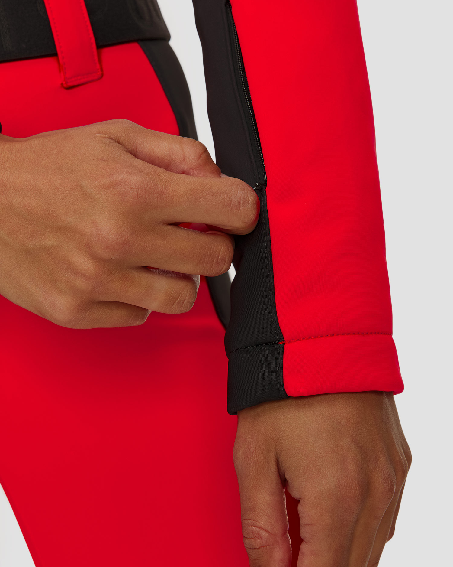 Salopetă roșie de schi pentru femei Goldbergh Parry