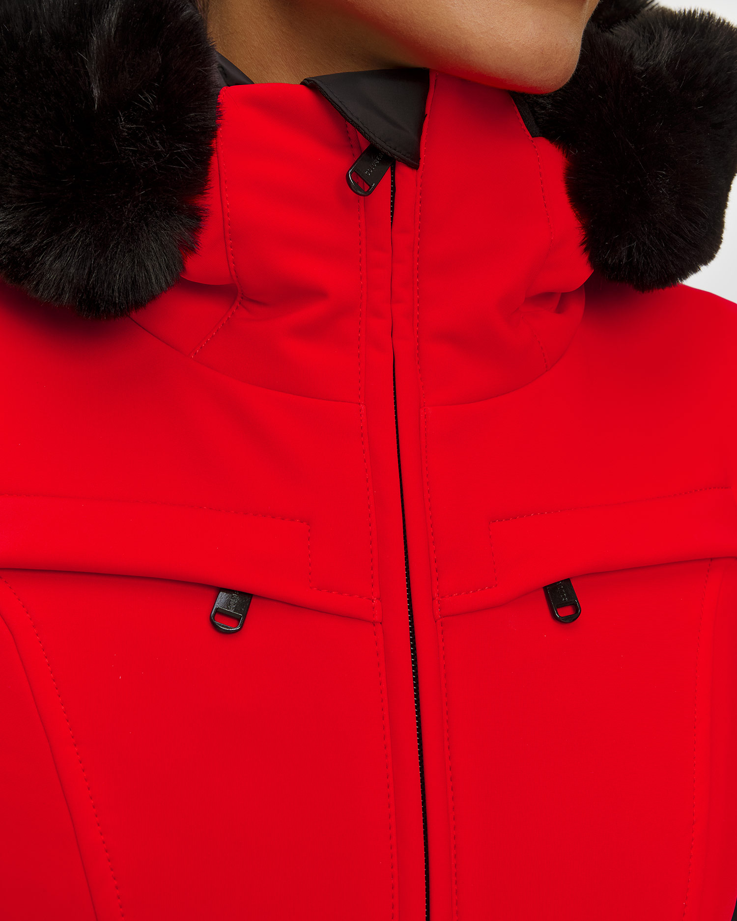 Combinaison de ski rouge pour femmes Goldbergh Parry