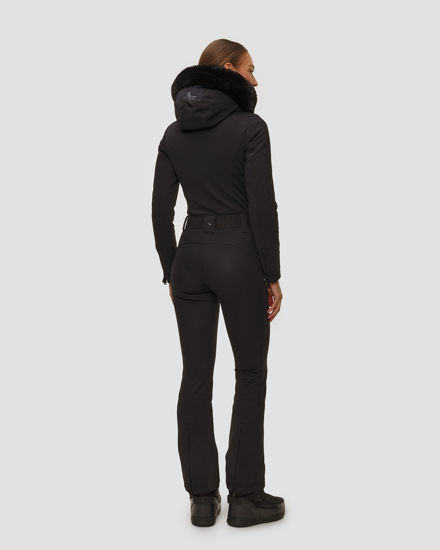 Combinaison de ski noire pour femmes Goldbergh Parry