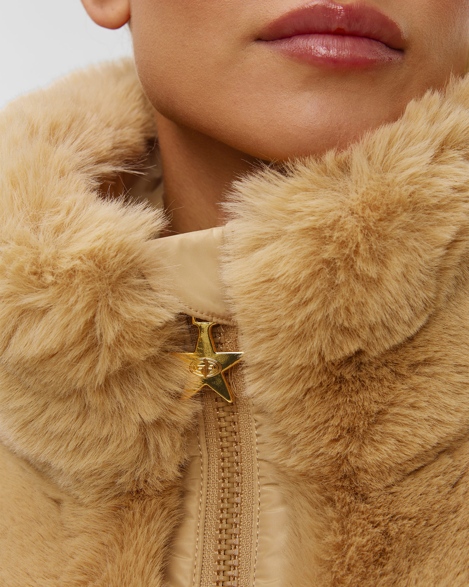 Salopetă de schi în culoarea caramel pentru femei Goldbergh Lieke