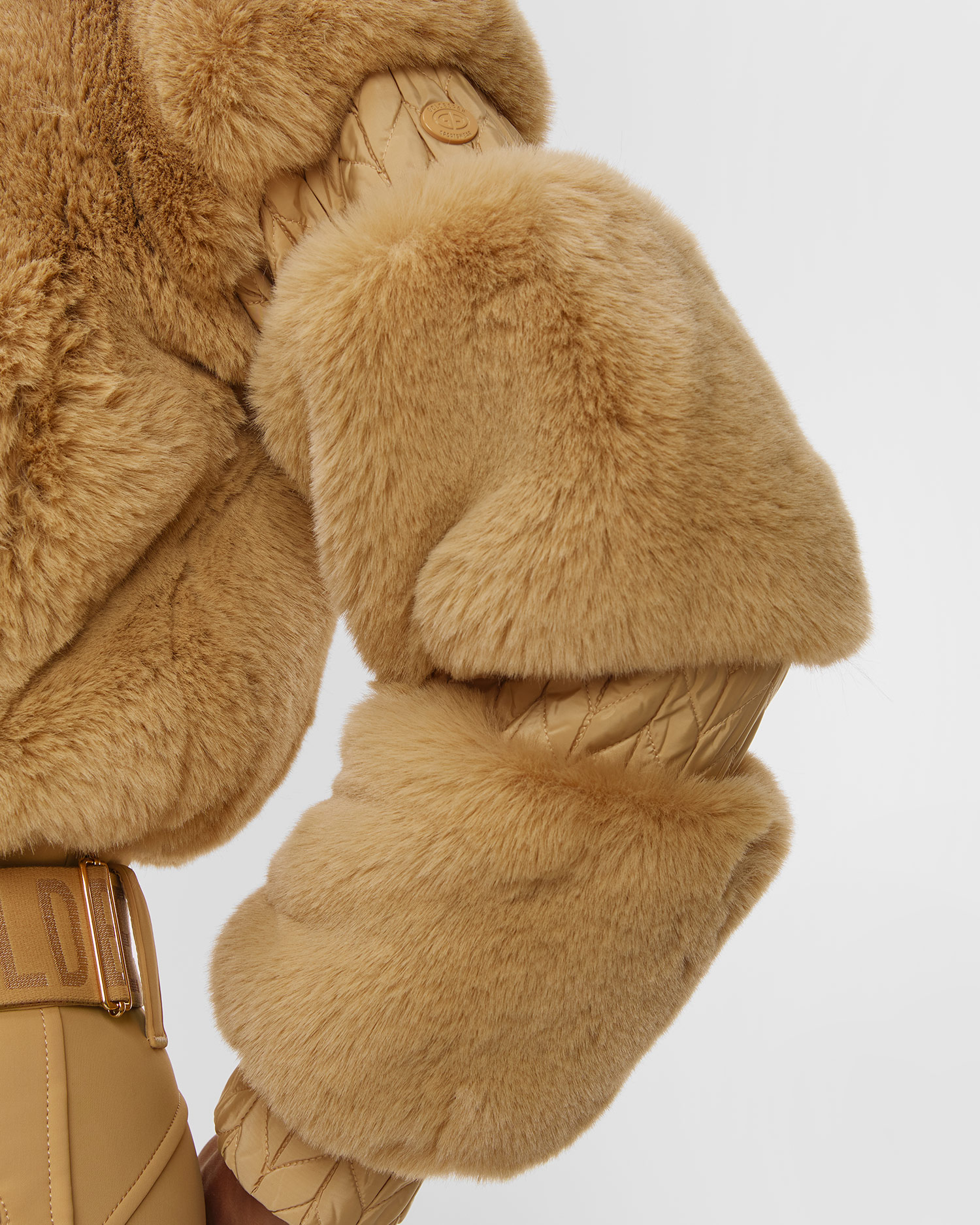 Salopetă de schi în culoarea caramel pentru femei Goldbergh Lieke