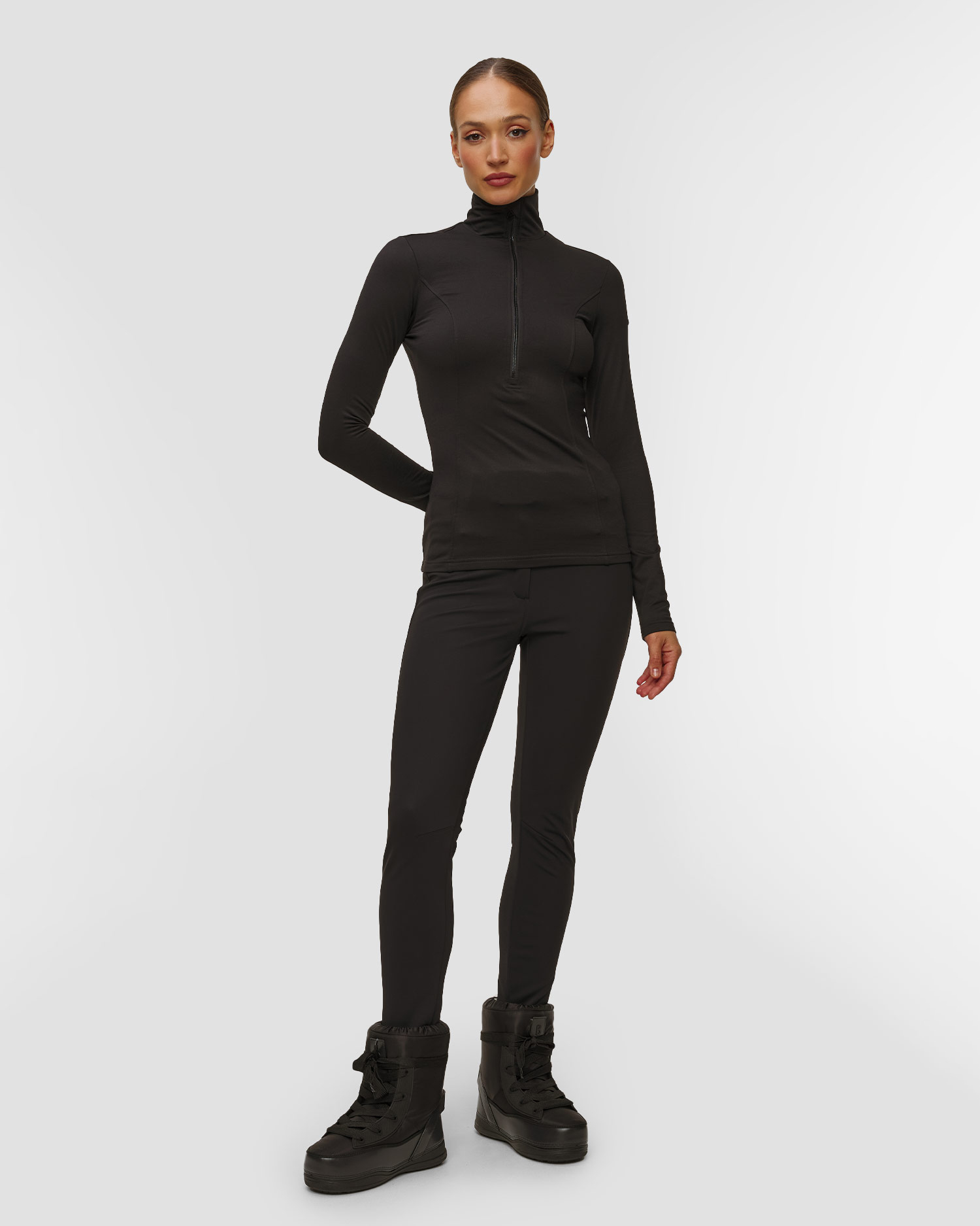 Goldbergh Serena Ski-Rollkragenpullover für Damen in Schwarz