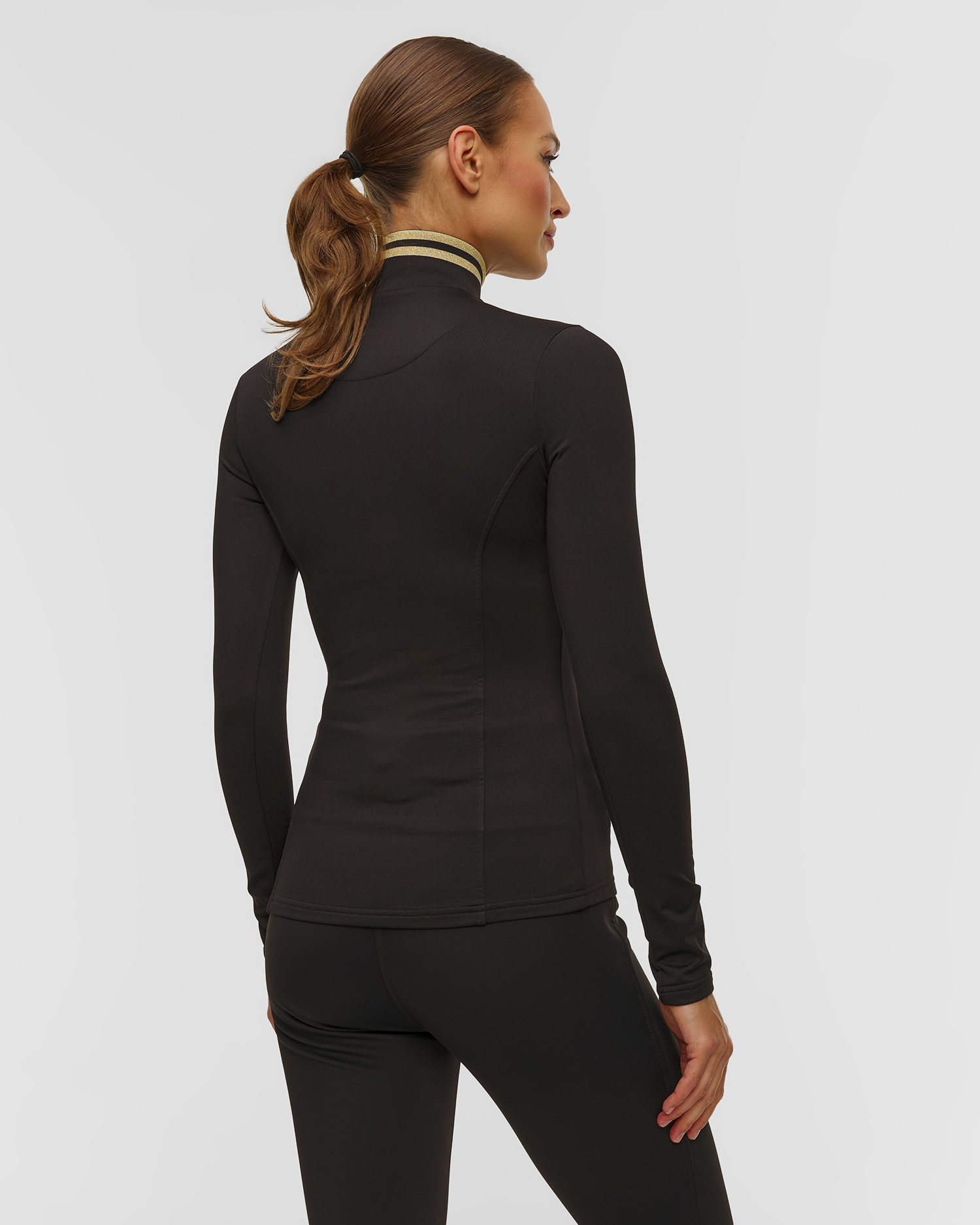 Goldbergh Diane Ski-Rollkragenpullover für Damen in Schwarz