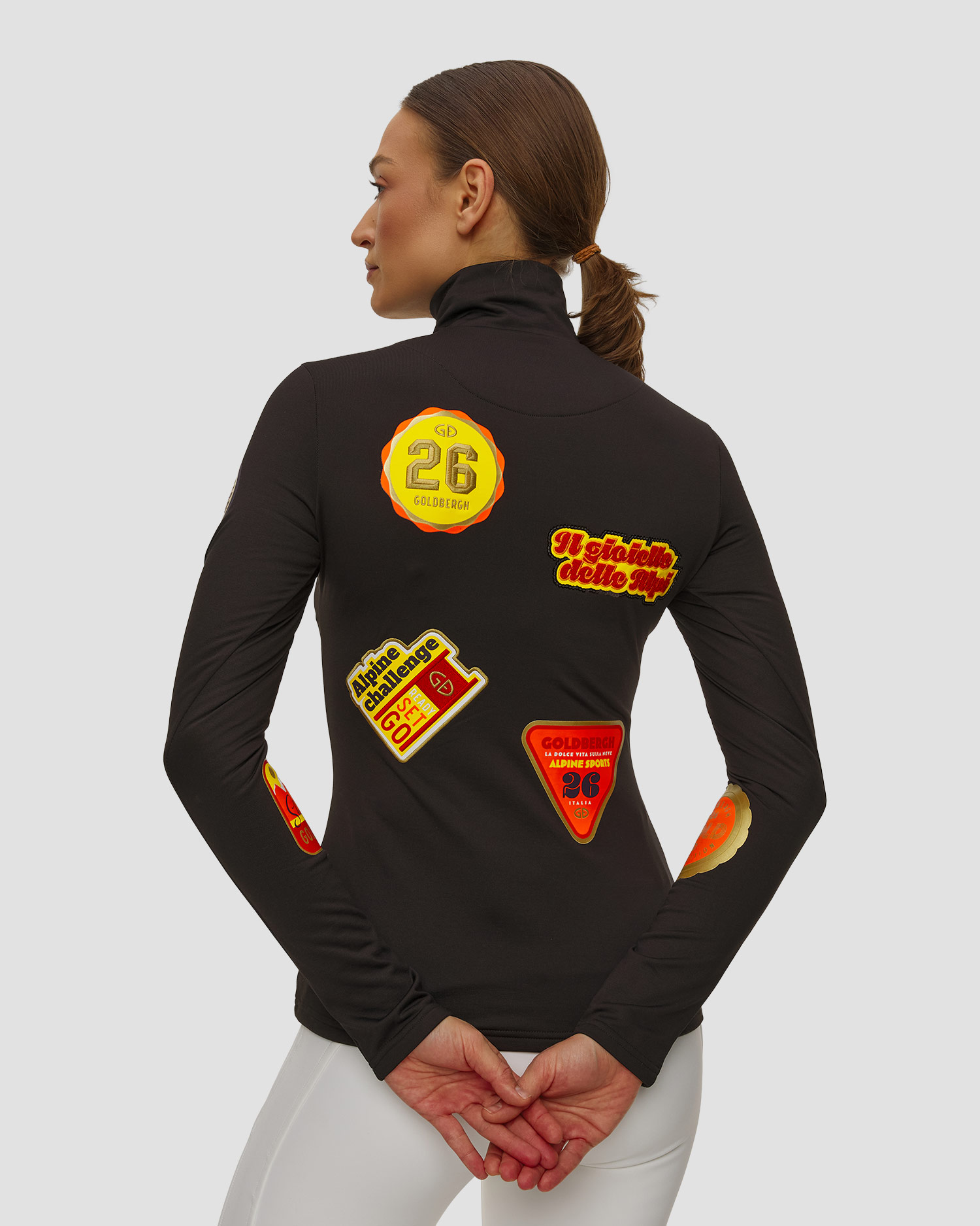 Goldbergh Triumph Ski-Rollkragenpullover für Damen in Schwarz