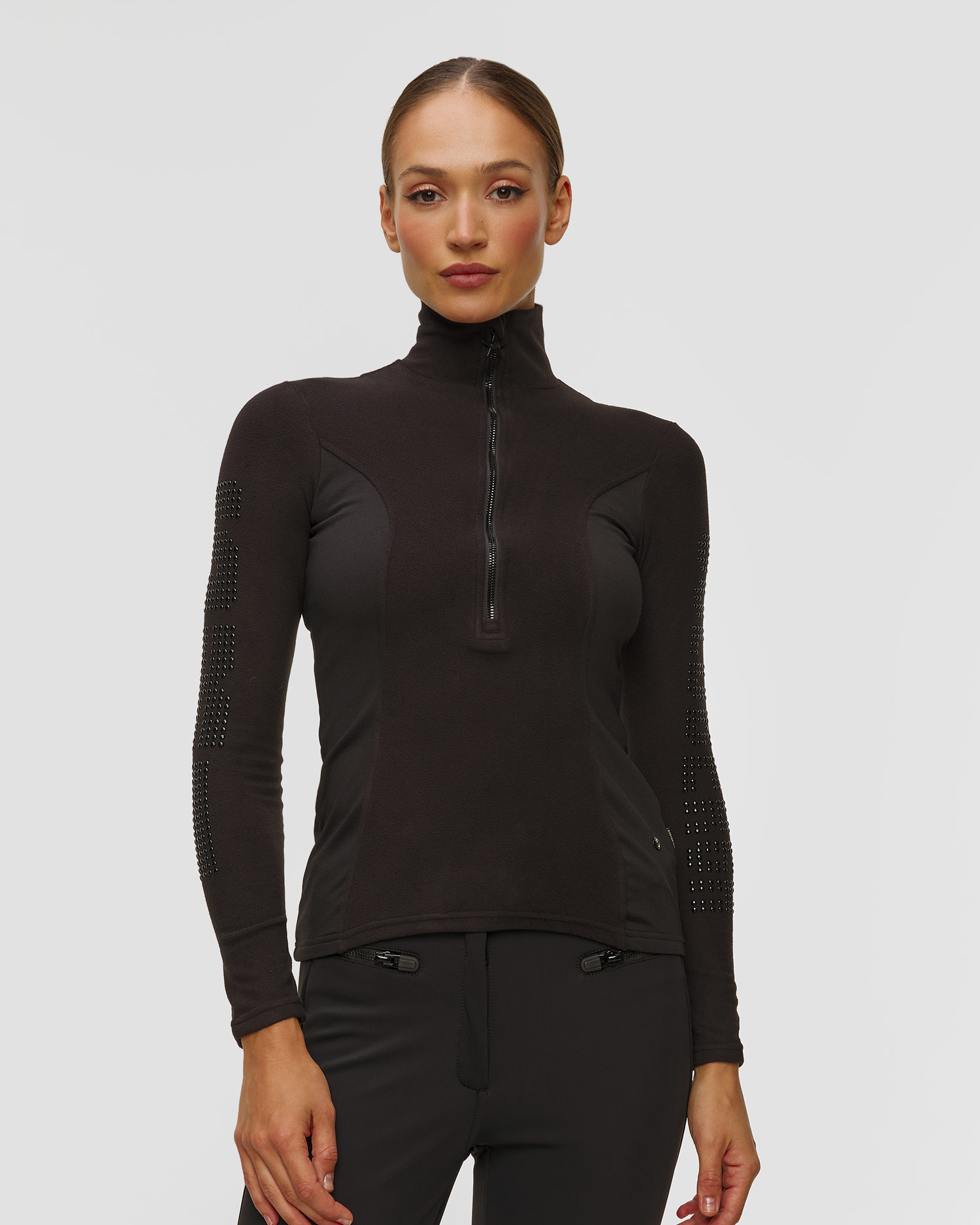 Goldbergh Brezza Ski-Rollkragenpullover für Damen in Schwarz